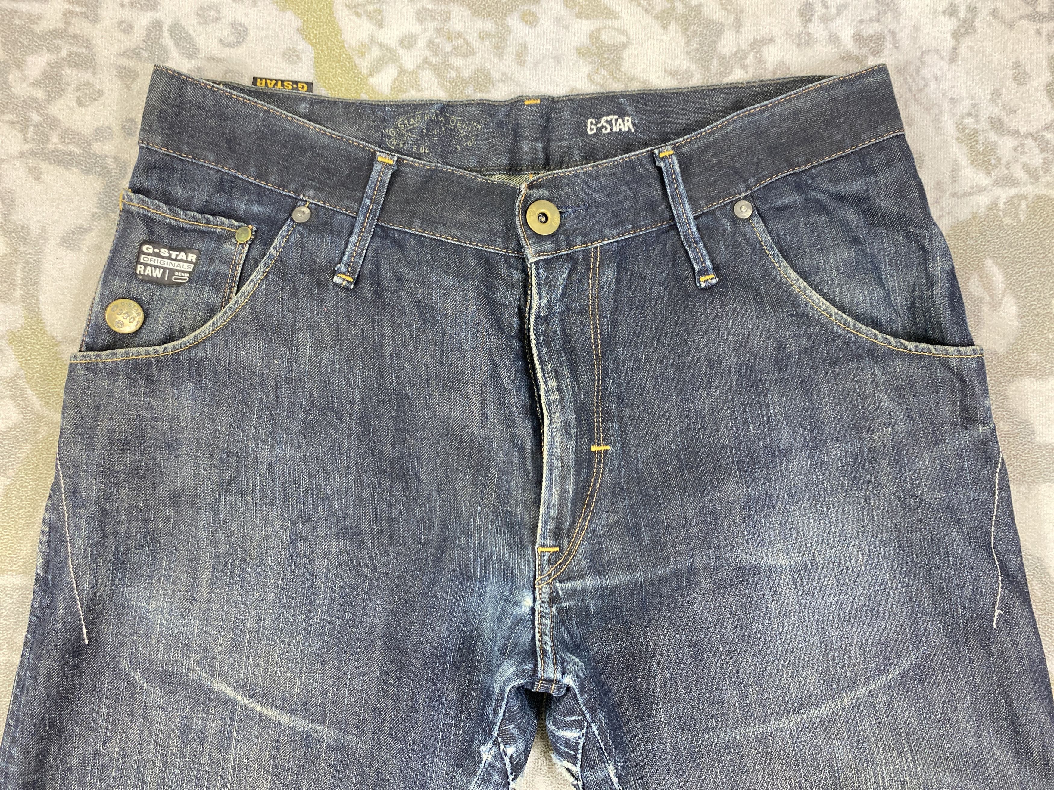 Hysteric Glamour Blue Vintage G-Star Jeans 34x28 - JN3060 Size US 34 / EU 50 - 3 Thumbnail