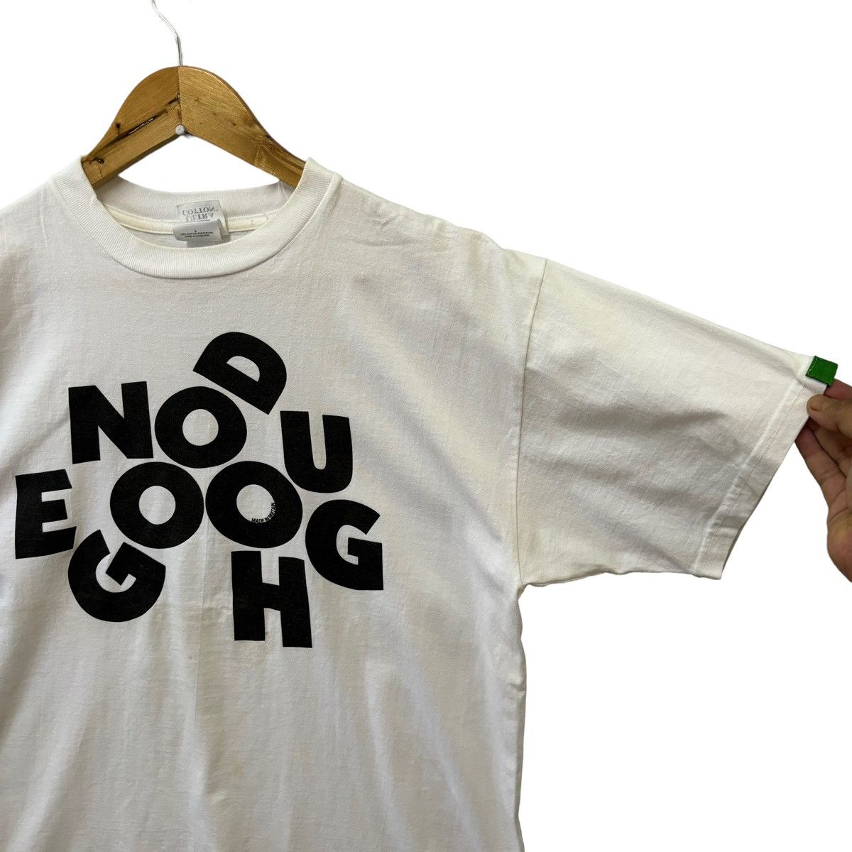 GOODENOUGH × Hysteric Glamour × Japanese Brand Vintage Good Enough Japanese Brand Spellout Size US L / EU 52-54 / 3 - 5 Thumbnail
