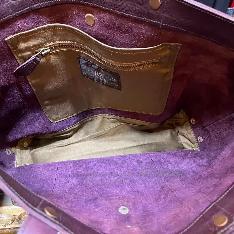 RRL Ralph Lauren RRL Ralph Lauren Old rare purple tote bag Size ONE SIZE - 6 Thumbnail
