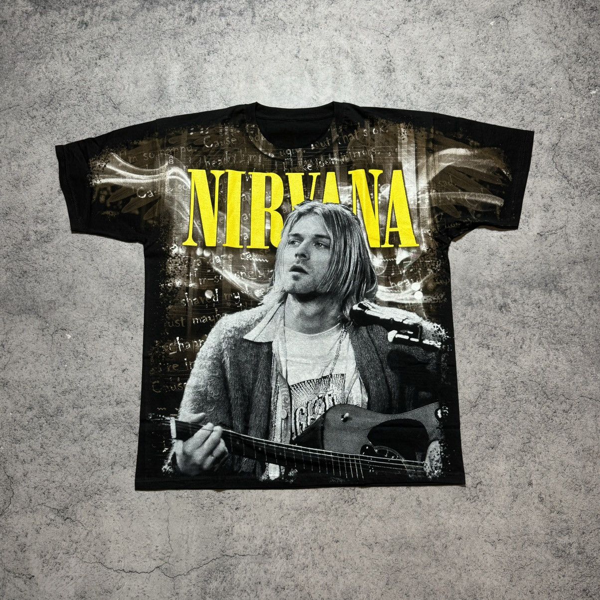 Band Tees × Vintage Vintage Nirvana Rare T-Shirt Size US L / EU 52-54 / 3 - 1 Thumbnail
