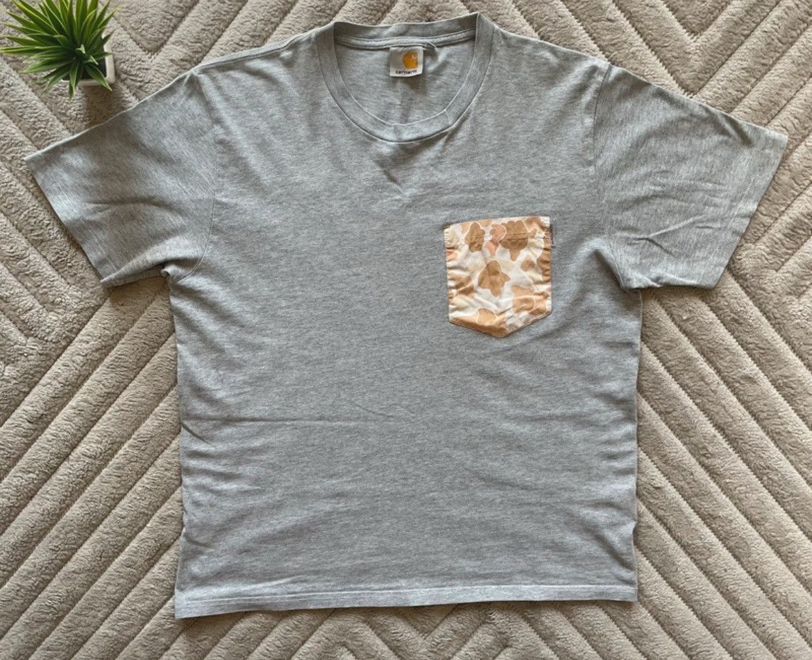 Carhartt Wip Carhartt WIP x Work In Progres x Gray T-shirt x Kamo Pocket Size US M / EU 48-50 / 2 - 1 Thumbnail