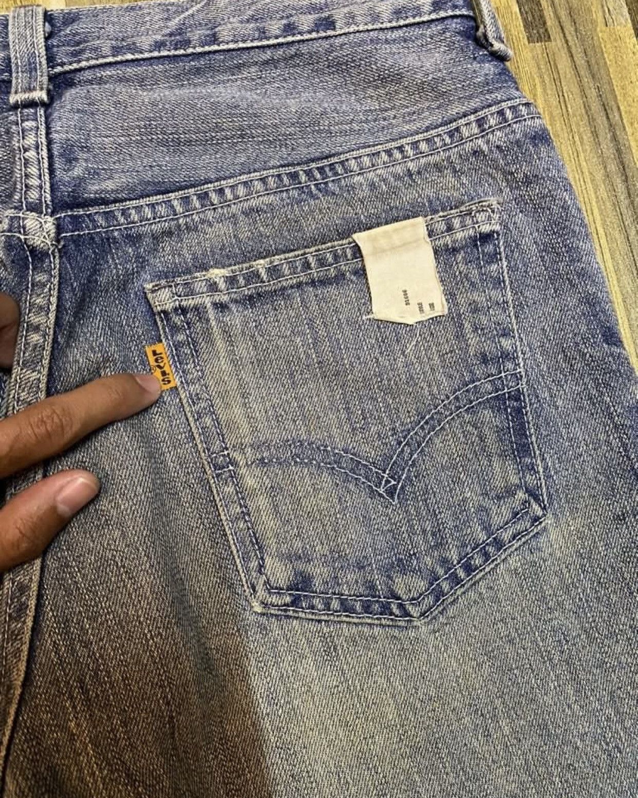 Levi's Vintage Clothing Vtg Levi’s Orange Tag x N hollywood Flare boot cut Jeans Size US 30 / EU 46 - 3 Thumbnail