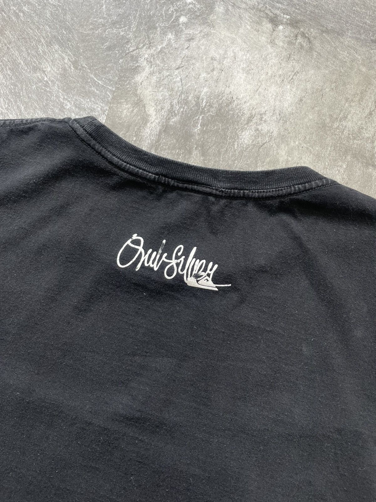 Quiksilver Vintage Quiksilver Big Logo Y2k Baggy Surf StyleT-shirt Size US XL / EU 56 / 4 - 4 Thumbnail