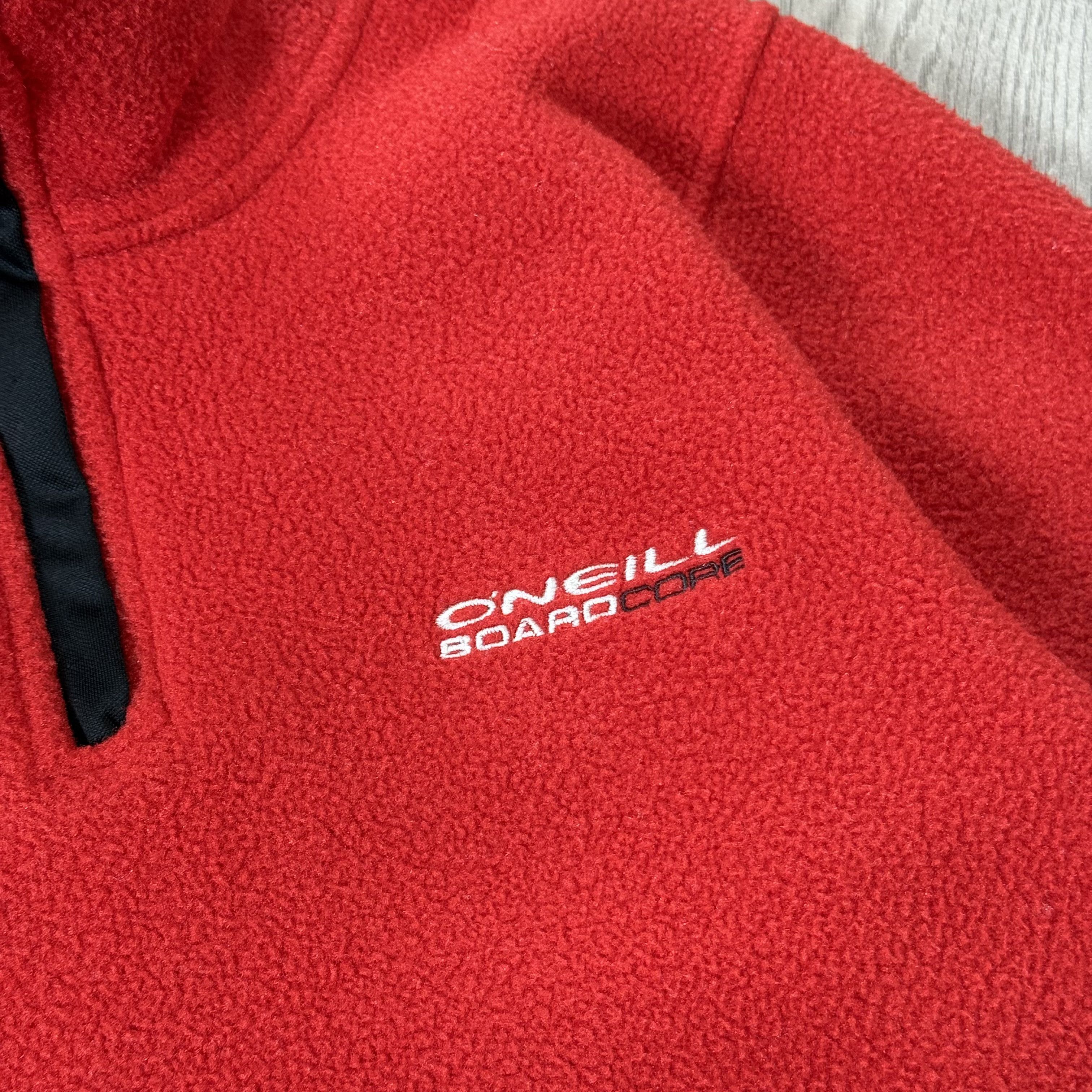 O'Neill Vintage O'Neil 90s Red 1/4 Fleece Jacket Sweater Sweatshirt Size M / US 6-8 / IT 42-44 - 7 Thumbnail