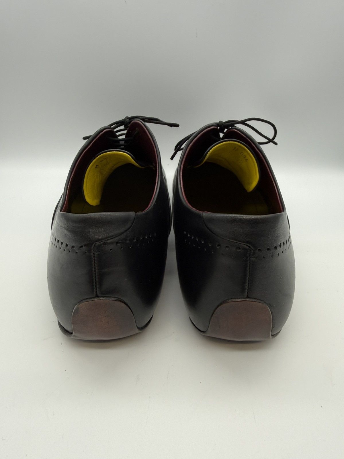 Kenzo KENZO HOMME-Roy Krejberg Era-Sculpted-Black Brogue Oxfords Size US 10.5 / EU 43-44 - 4 Thumbnail