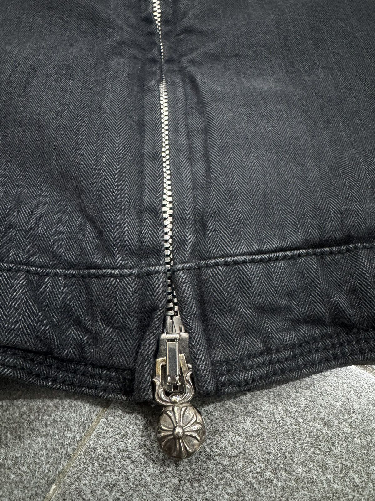 Chrome Hearts Chrome Hearts KB24 Khaki Denim Jacket Rare Size US L / EU 52-54 / 3 - 2 Thumbnail