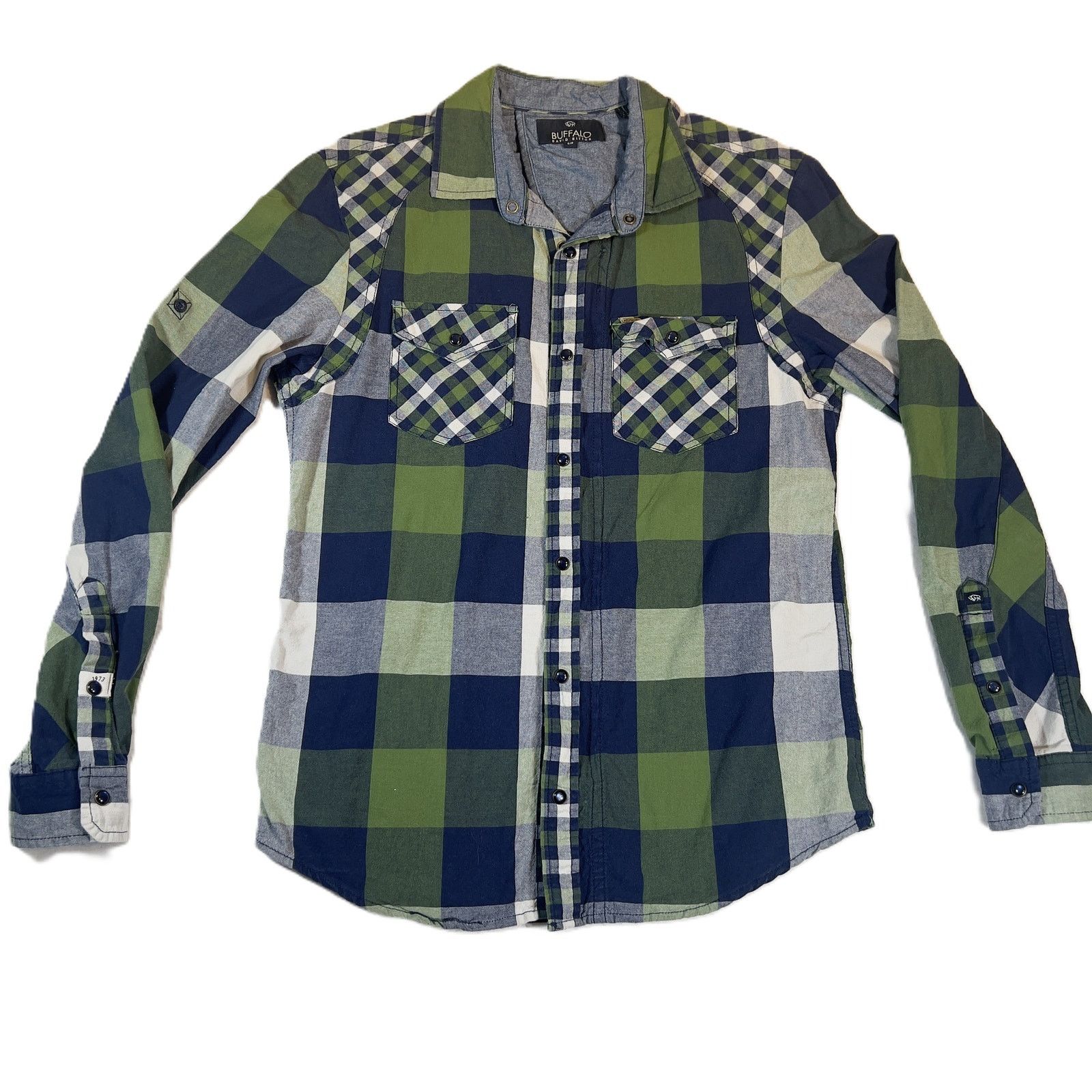 Buffalo David Bitton Buffalo David Bitton Onyx Snap Button Full Zip Shirt Sz S Size US S / EU 44-46 / 1 - 1 Thumbnail