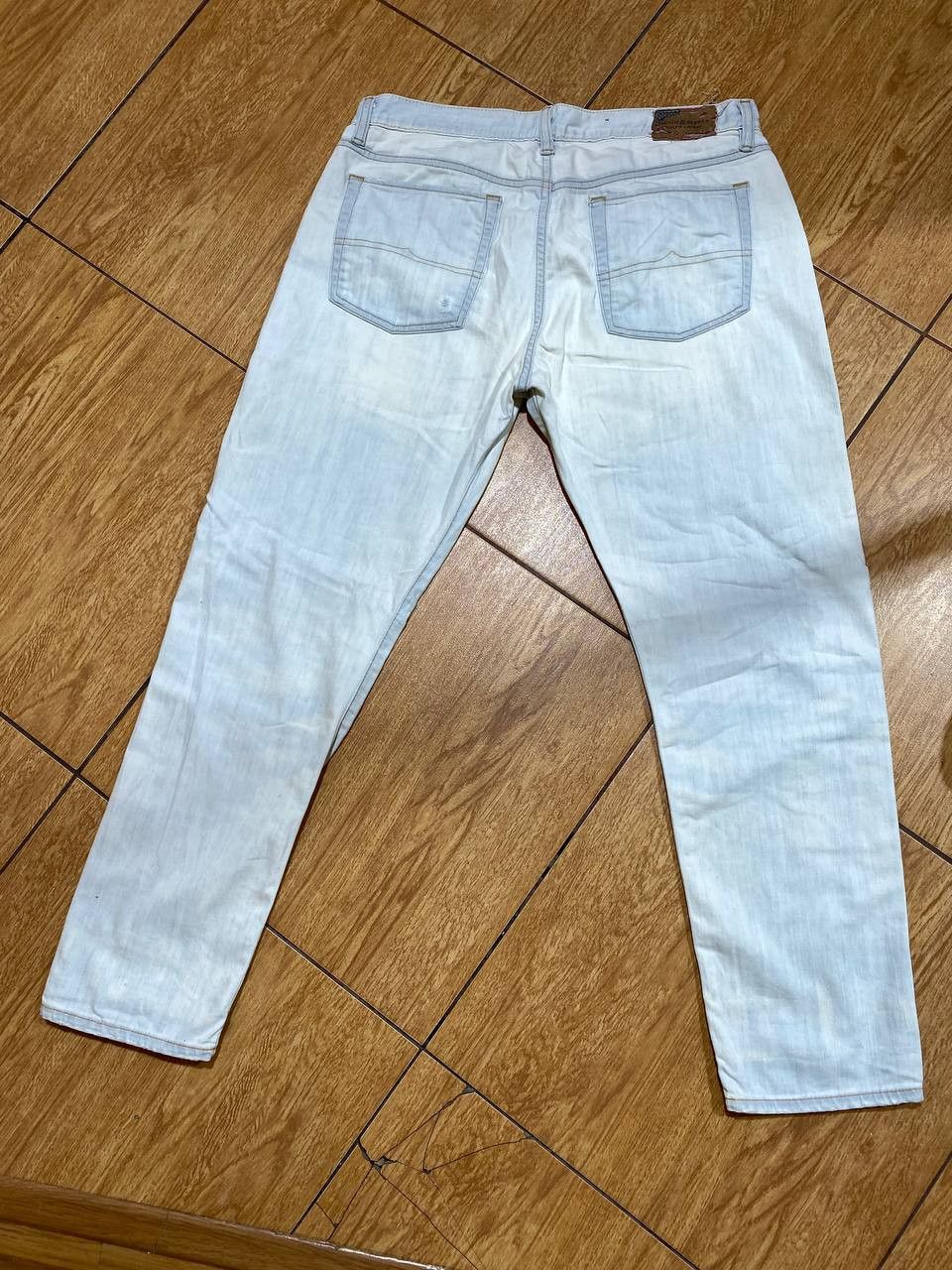Polo Ralph Lauren Vintage Polo Ralph Lauren Faded Blue Straight Leg Jeans Size US 30 / EU 46 - 20 Thumbnail