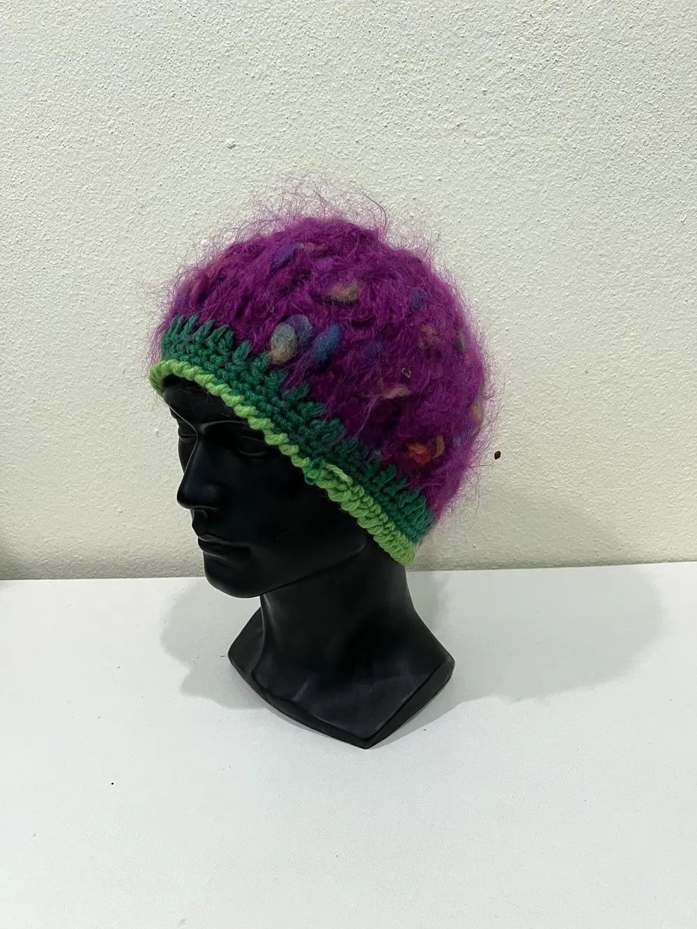 Japanese Brand Japanese Brand Fur Beanie Hat Size ONE SIZE - 4 Thumbnail