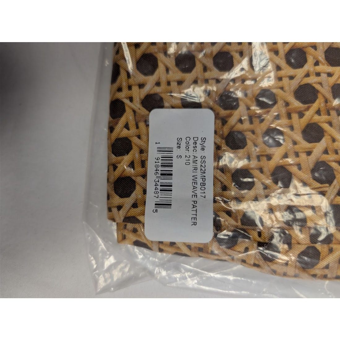 Amiri o1rshd1 Amiri Weave Pattern Silk Shorts in Brown S Size US 30 / EU 46 - 16 Thumbnail
