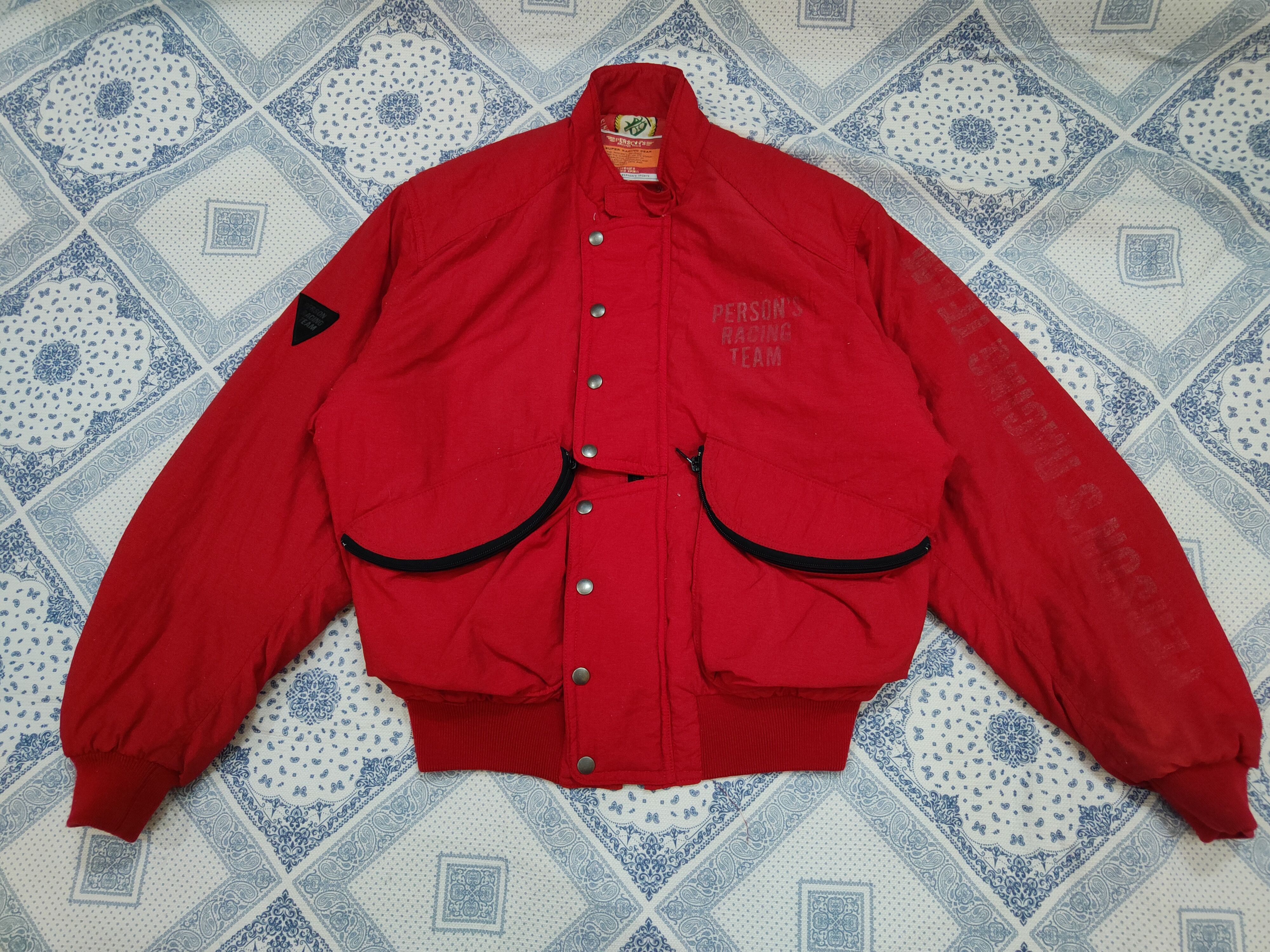 PERSON'S × Vintage Person's Racing Team Down Jacket Size US L / EU 52-54 / 3 - 1 Thumbnail