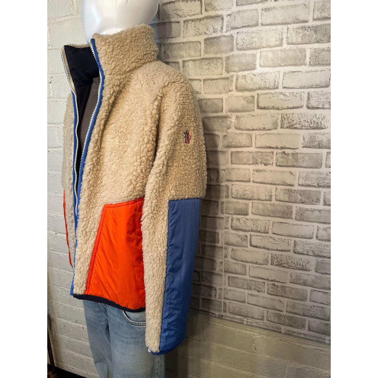Moncler Grenoble Hostun Jacket size 3 Large Reversible Teddy Fleece Size US L / EU 52-54 / 3 - 9 Thumbnail