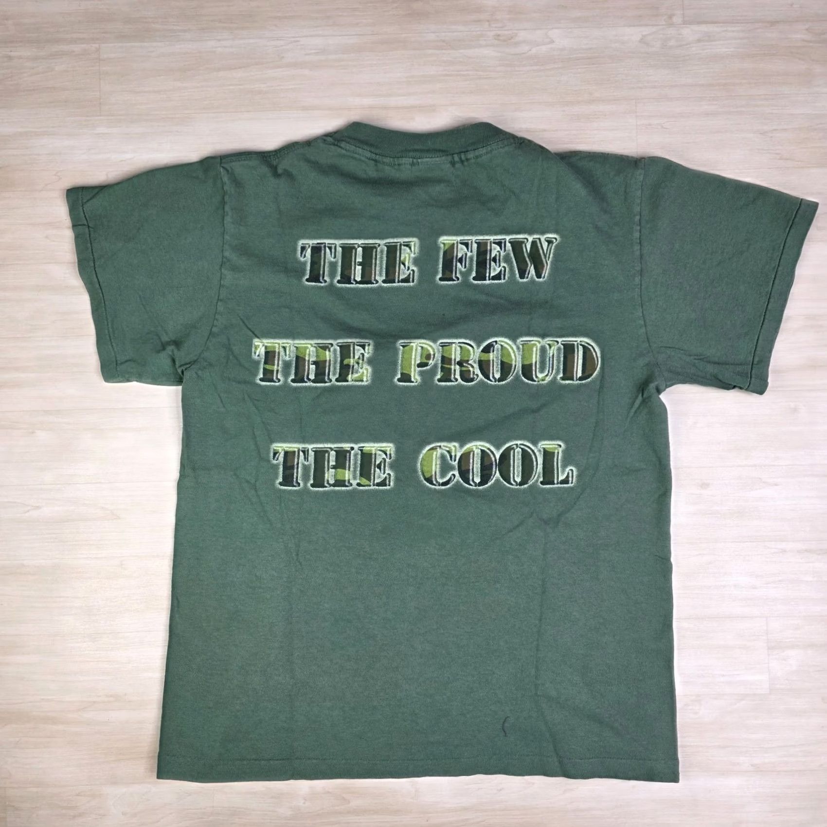 Changes VINTAGE Changes Joe Cool The Few The Proud The Cool Camo Shirt M Green Camouflage Shirt Mens M Size US M / EU 48-50 / 2 - 2 Thumbnail