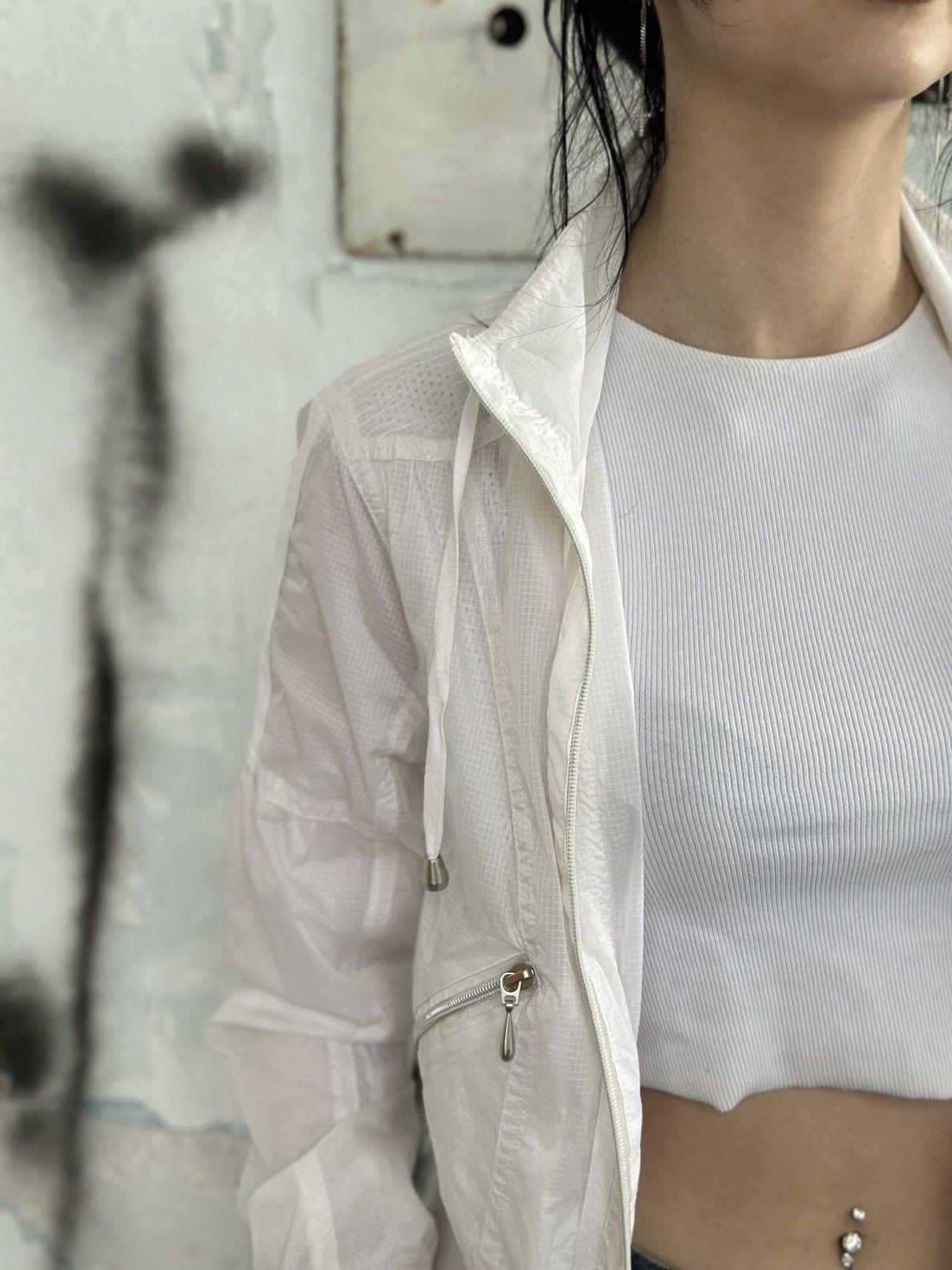 If Six Was Nine VTG Women’s River Island Windbreaker Jacket Size 38 Grunge Size M / US 6-8 / IT 42-44 - 4 Thumbnail