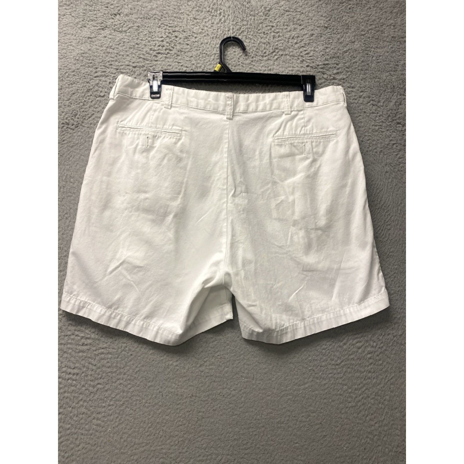 Polo Ralph Lauren VINTAGE Polo Ralph Lauren Shorts Men 38 White Cotton Twill Pleated Front Casual Chino Relaxed Fit Size US M / EU 48-50 / 2 - 5 Thumbnail
