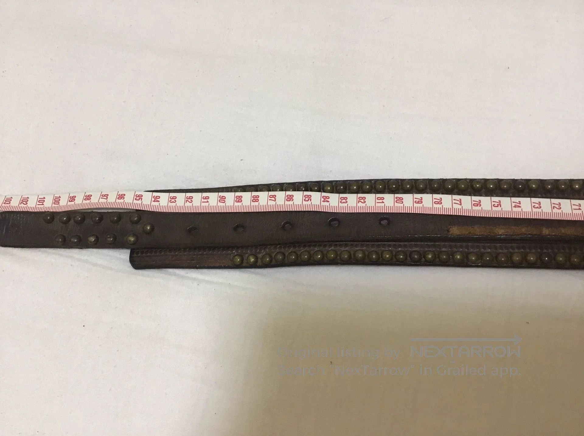 RRL Ralph Lauren RRL Double RL Brown Belt with Tags. Size ONE SIZE - 4 Thumbnail