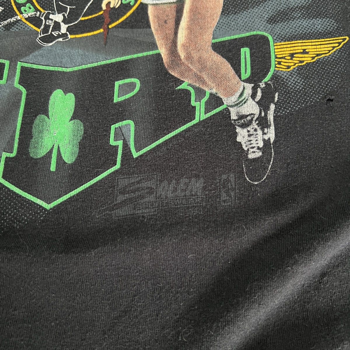 NBA × Salem Sportswear × Vintage Vintage Rare Larry Bird Boston Celtic NBA Salem Sportwear Size US XL / EU 56 / 4 - 4 Thumbnail