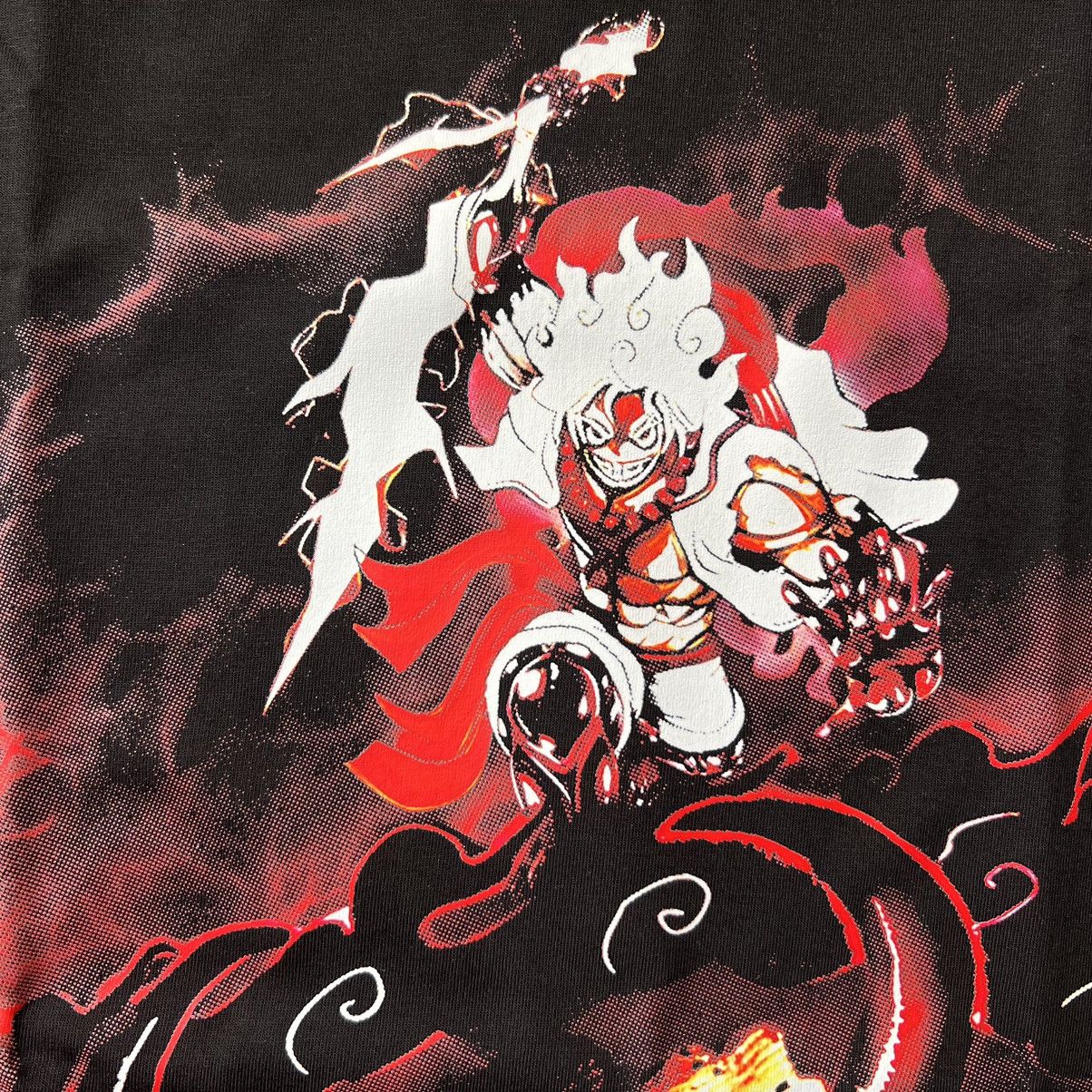 Anime × Japanese Brand Gorosei Saturn vs Luffy Nika x onepiece x anime fan Size US M / EU 48-50 / 2 - 4 Thumbnail