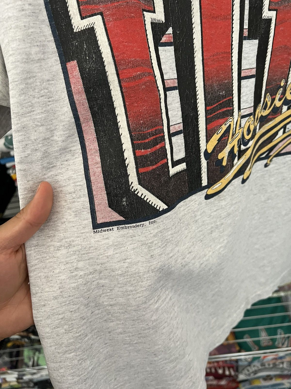 NCAA 1993 Indiana Hoosiers RP NFL 90s Tee Size US L / EU 52-54 / 3 - 3 Thumbnail