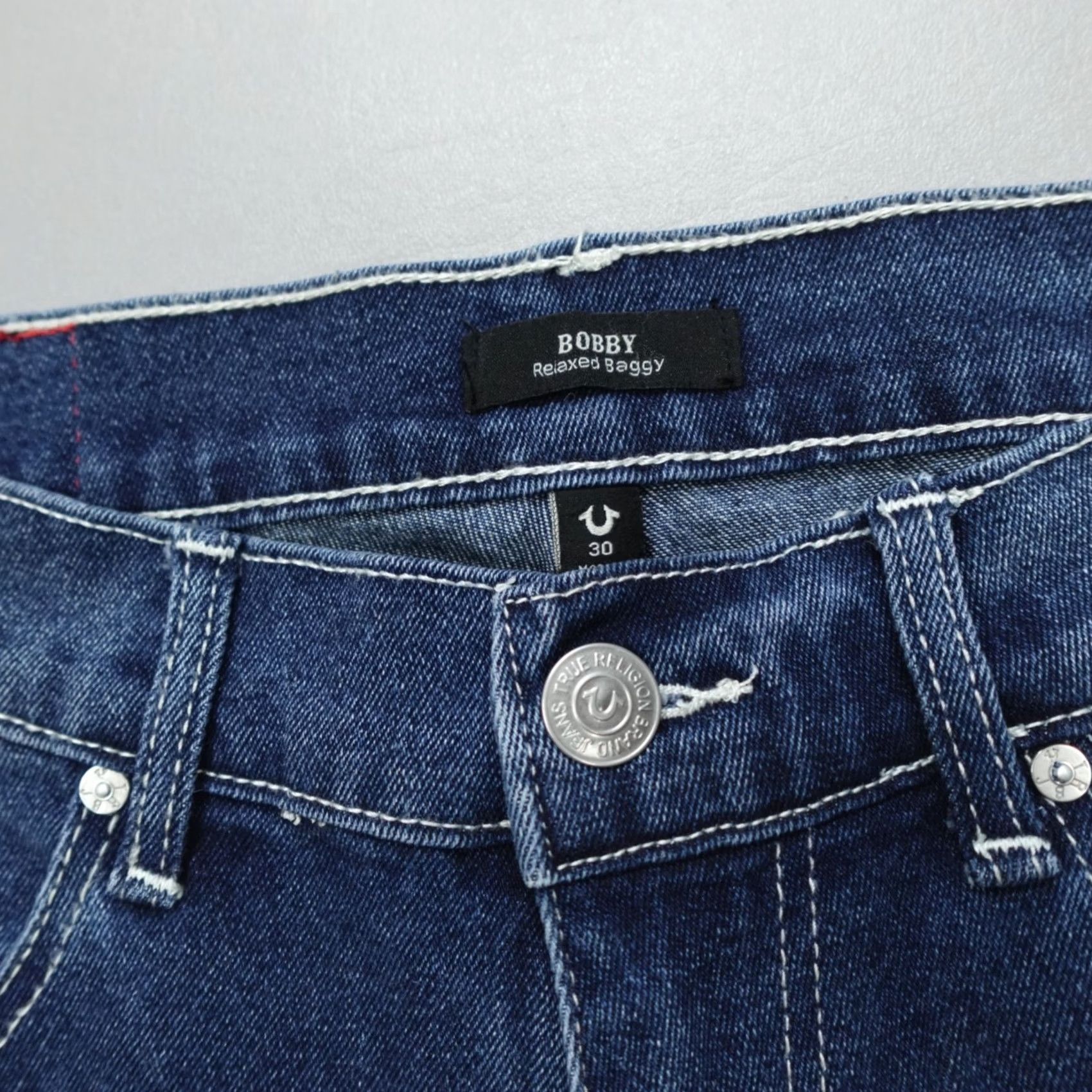 True Religion True Religion Bobby Baggy SN NF Bootcut Jeans Men's Size 30x32 Rustic Barn Wash Denim Size US 32 / EU 48 - 3 Thumbnail