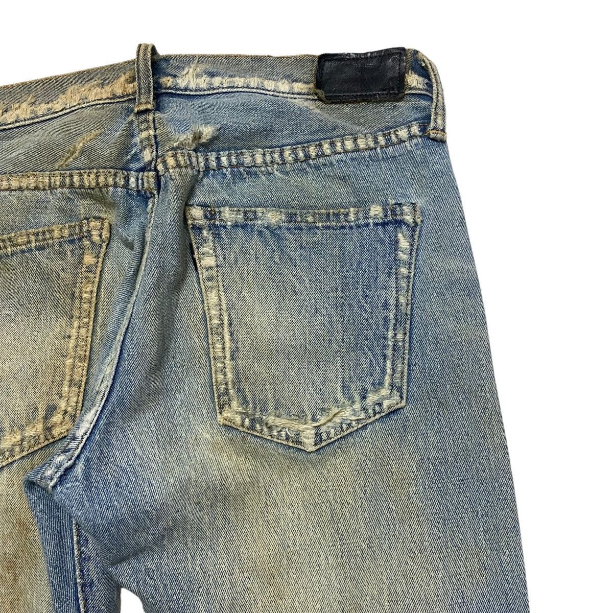 wjk WjK Thrashed Dirt Washed Selvedge Jeans Size US 31 - 13 Thumbnail