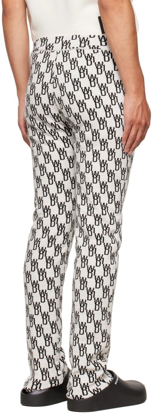 WE11DONE o1mris0824 Jacquard Trouser in Ivory Size US 32 / EU 48 - 6 Thumbnail