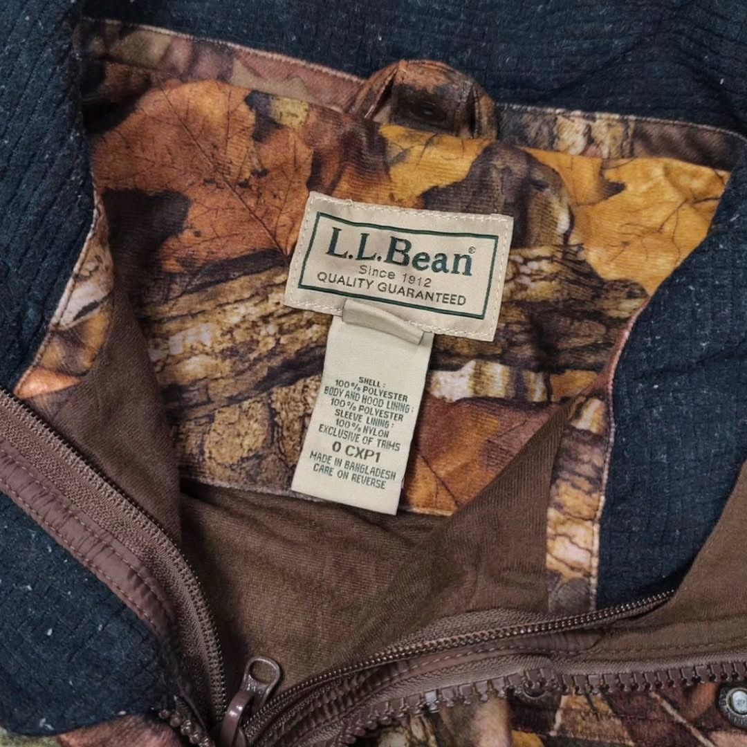 L.L. Bean Vintage LL Bean Camouflage Hunting Jacket Size US L / EU 52-54 / 3 - 7 Thumbnail