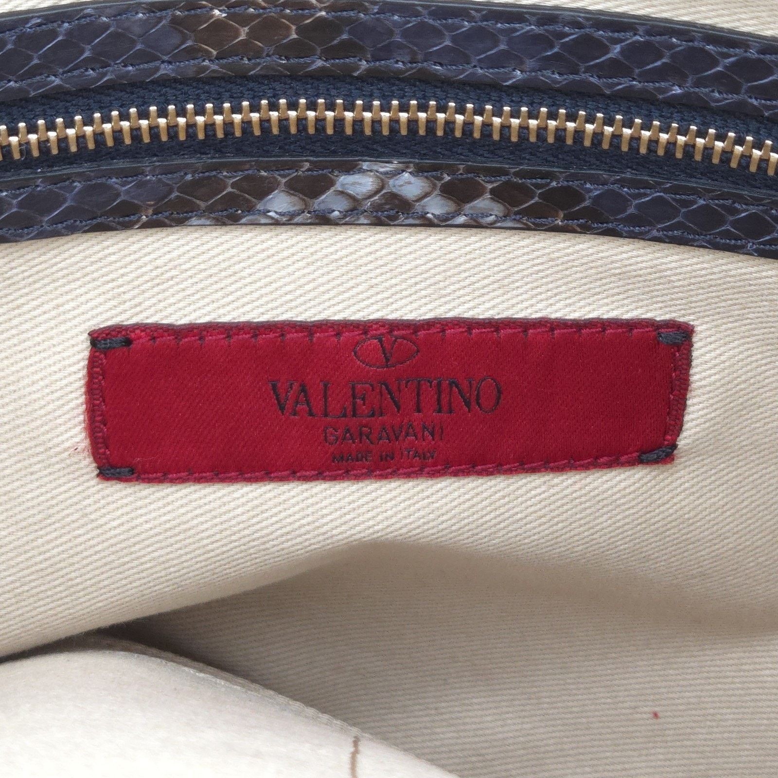 Valentino Valentino Multicolor Python Rockstud Clutch Size ONE SIZE - 4 Thumbnail