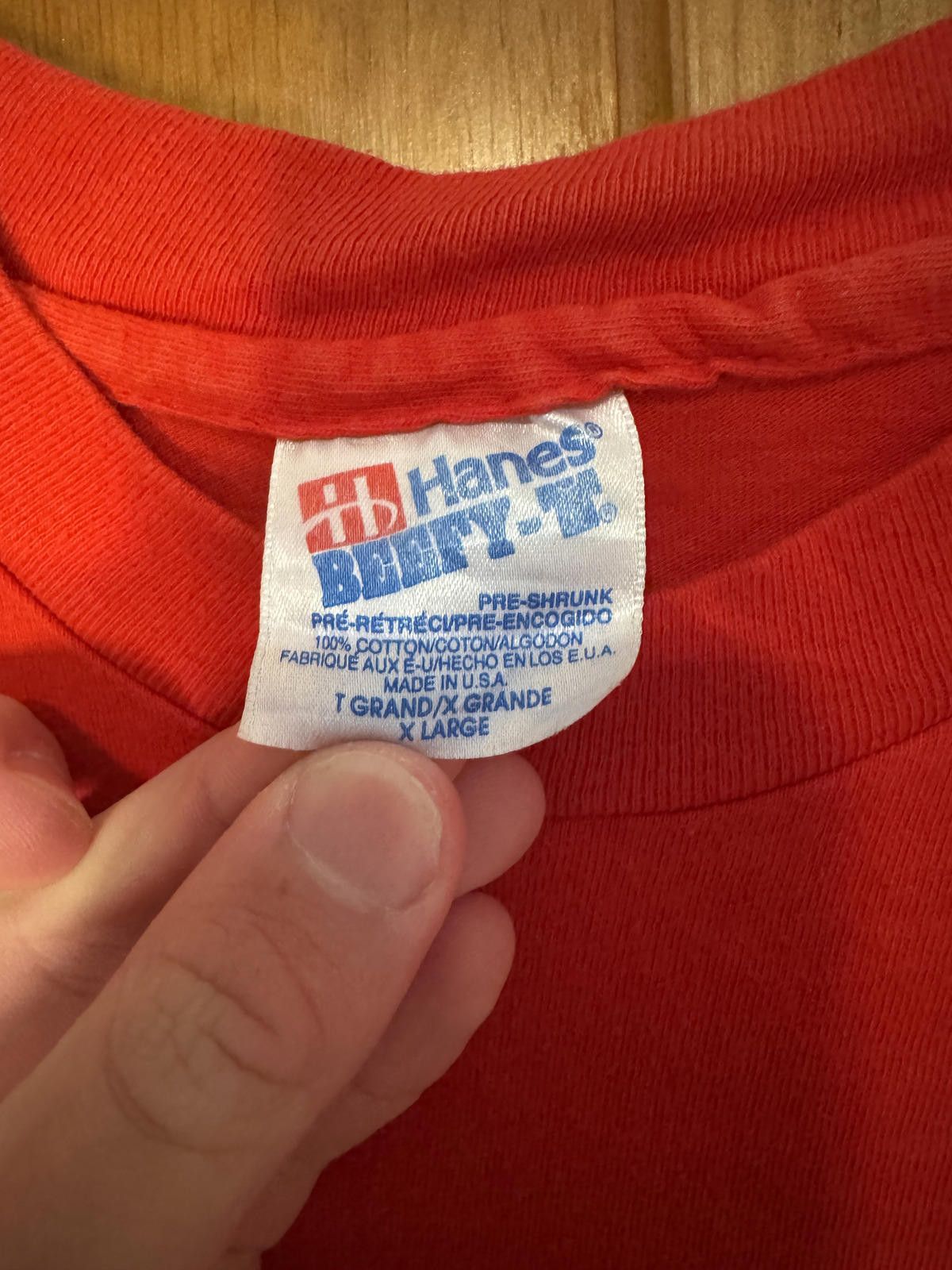 Other Levi Strauss & Co. Red Graphic T-Shirt Hanes Tag Size XL Size ONE SIZE - 3 Thumbnail