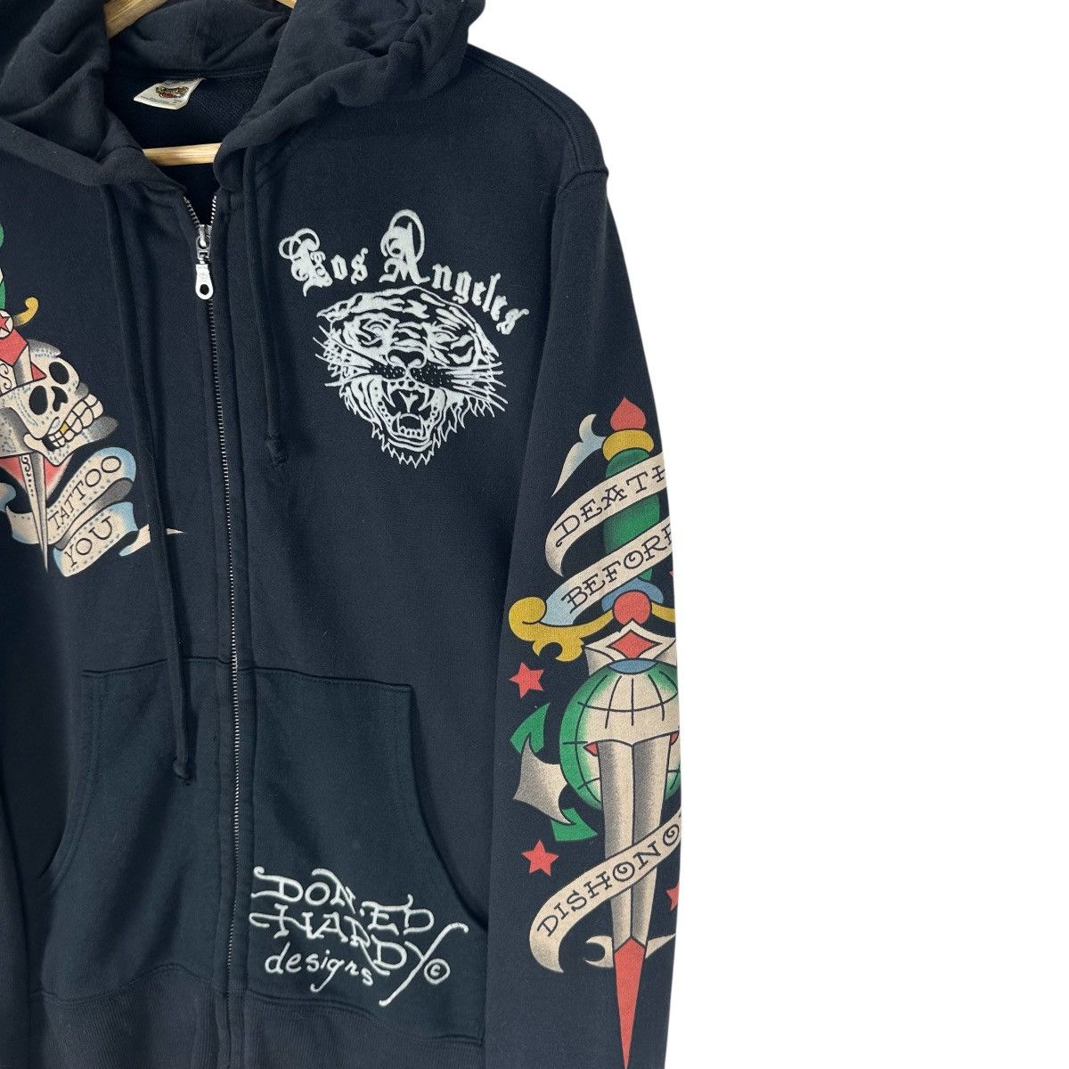 Ed Hardy ED HARDY LOS ANGELES HOODIE SWEATSHIRT Size US S / EU 44-46 / 1 - 6 Thumbnail