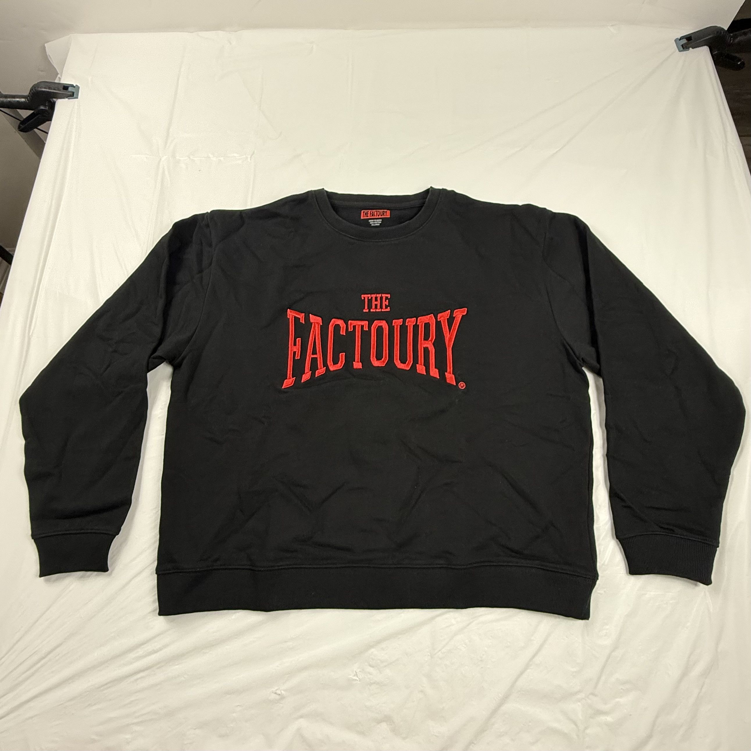 Other The Factoury XXL Embroidered Logo Cotton Crewneck Sweatshirt Size US XL / EU 56 / 4 - 1 Thumbnail