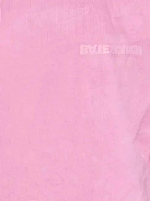 Balenciaga o1bcso1str1224 Turn Medium Fit T-Shirt in Pink Size XL / US 12-14 / IT 48-50 - 8 Thumbnail