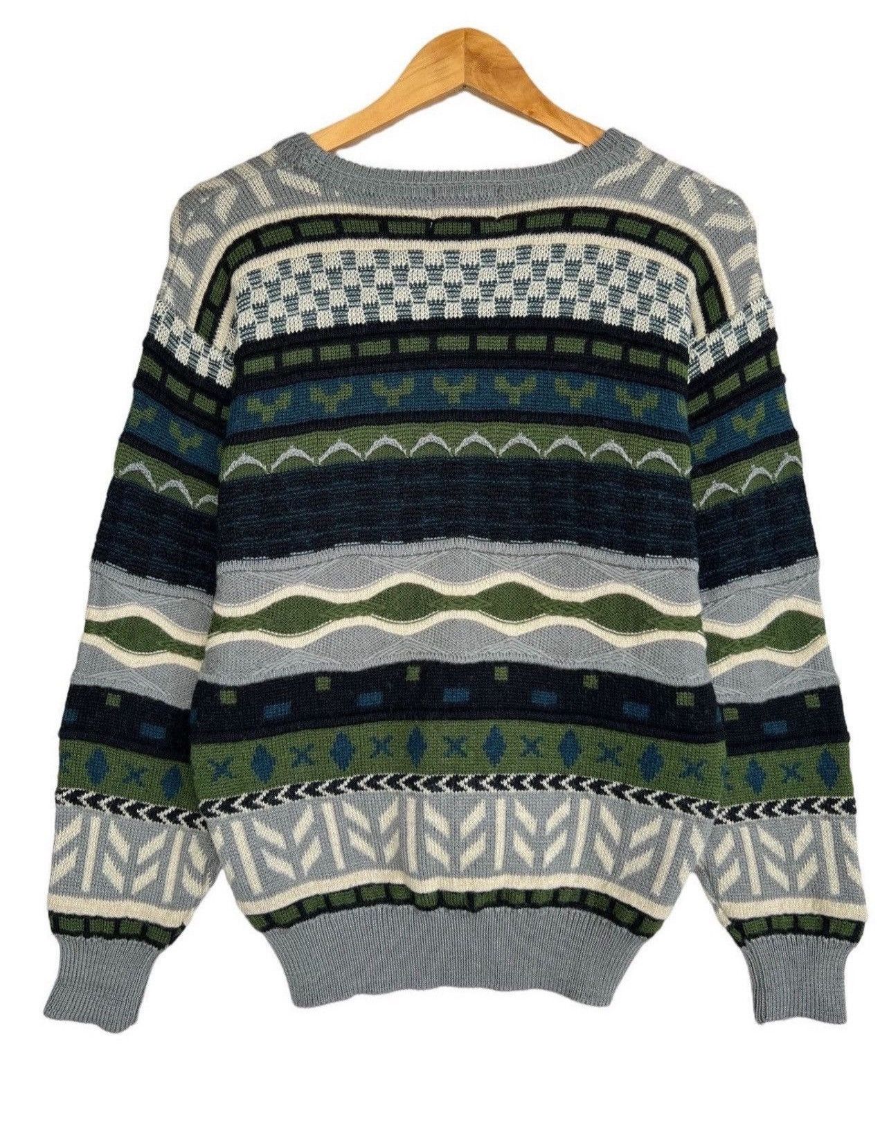 Vintage Vintage Multicolour Art Knitwear Inspired by Coogi Knitwear Size US S / EU 44-46 / 1 - 4 Thumbnail