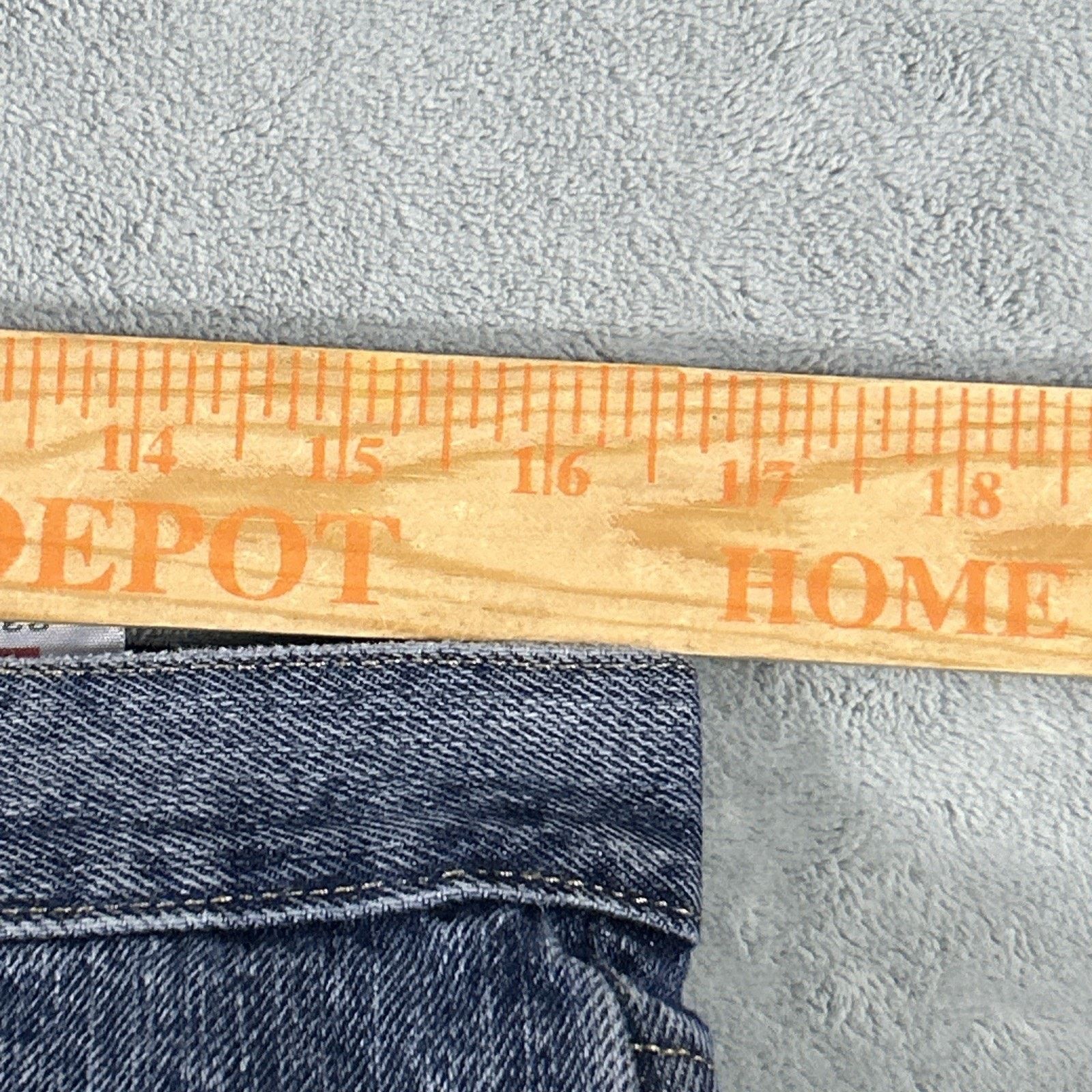 Wrangler Y2k 2000s Wrangler Baggy Straight Jeans Mens 34x29 Hamilton Size US 34 / EU 50 - 5 Thumbnail