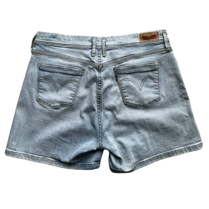 Levi's Levi’s Size 10 Light Wash Denim Jean Shorts Size 32" / US 10 / IT 46 - 3 Thumbnail