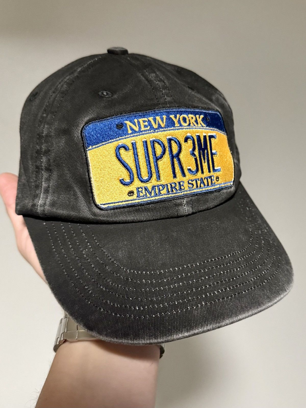 Supreme License Plate 6 Panel Hat | Grailed
