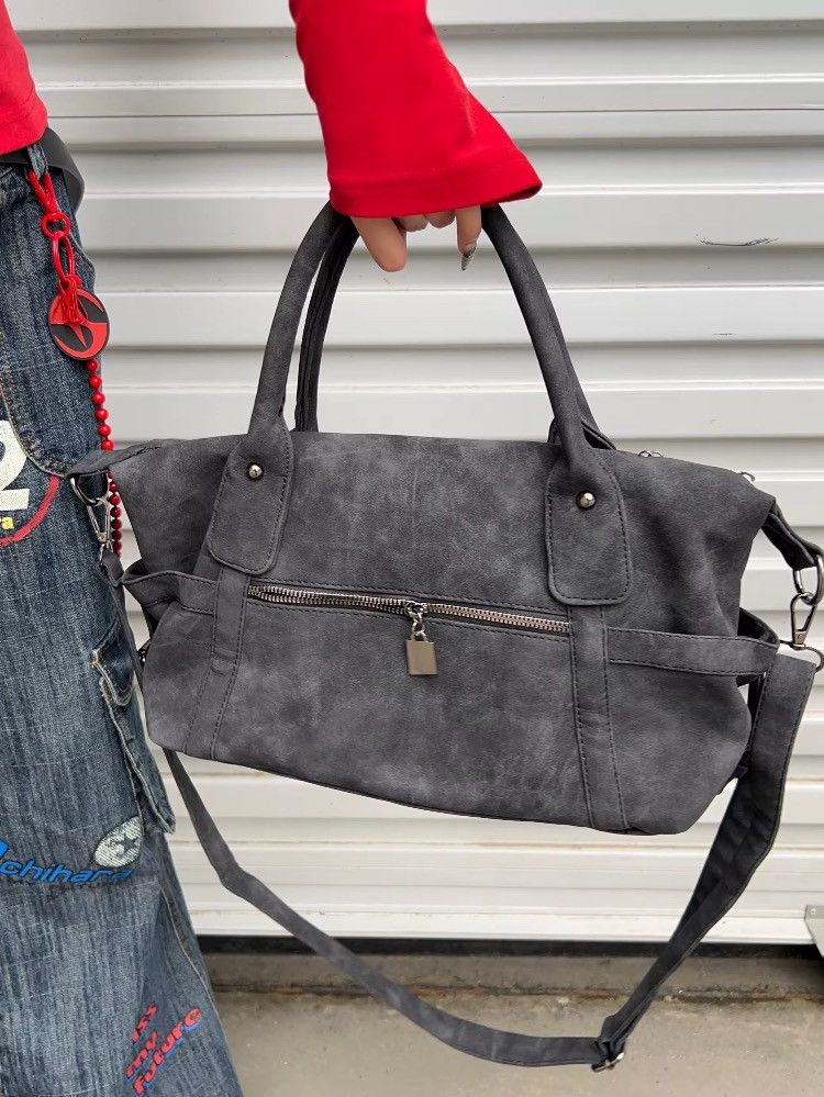 Other Handmade Punk Crystal Cross Crossbody Y2K Tote Bag Size ONE SIZE - 9 Thumbnail