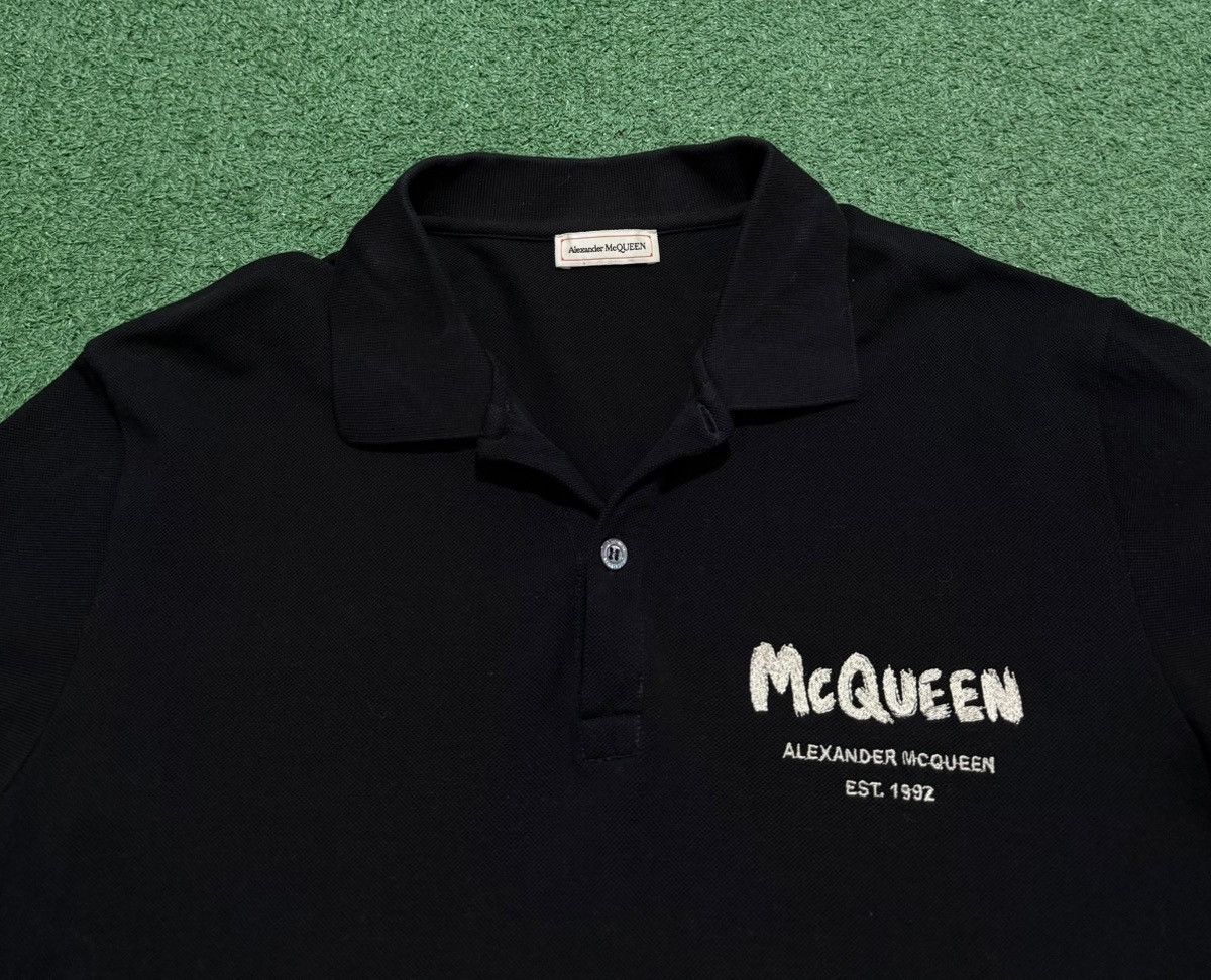Alexander McQueen Alexander McQueen Black Polo Shirt Men Size US M / EU 48-50 / 2 - 3 Thumbnail
