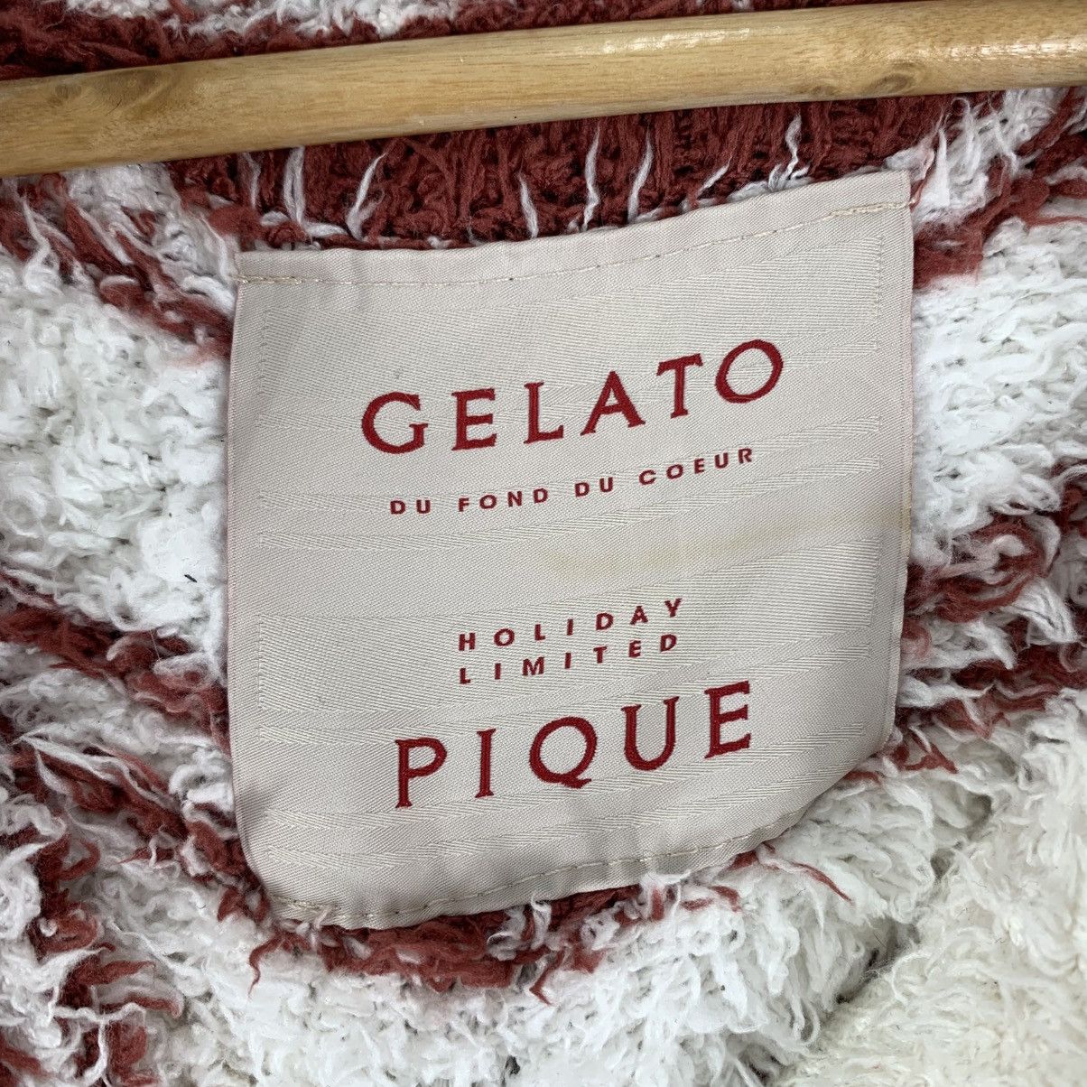 Vintage GELATO PIQUE Holiday Limited Sherpa Retro Stripes Hoodie Size US S / EU 44-46 / 1 - 5 Thumbnail