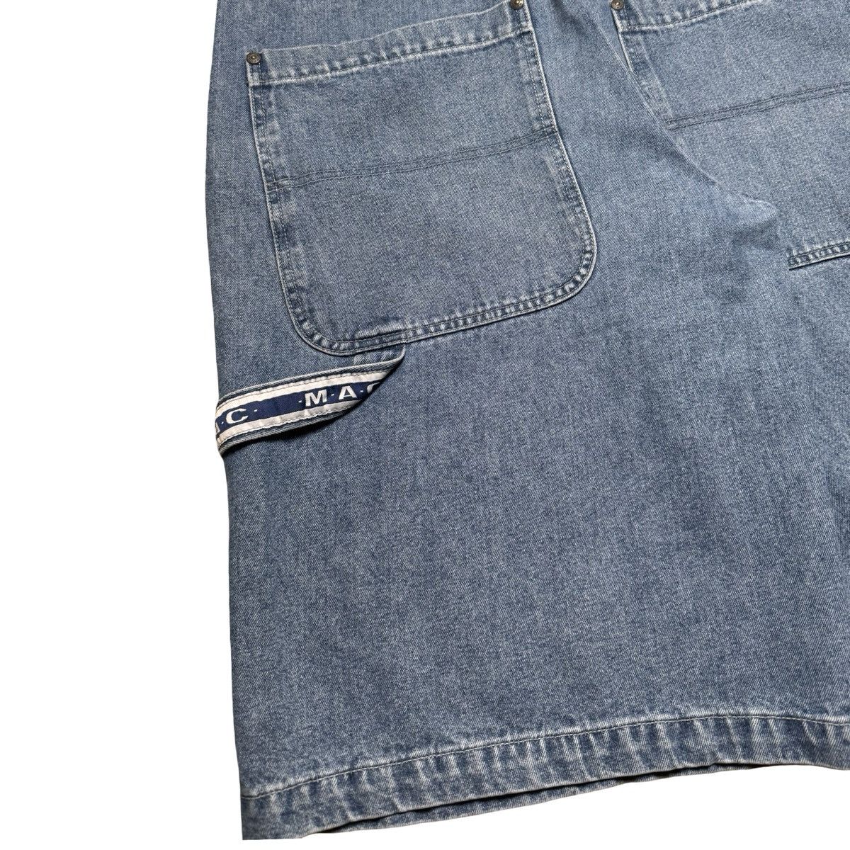 Other VTG Y2K MAC Sport Blue Denim Skater Jean Shorts Baggy 38 Size US 38 / EU 54 - 2 Thumbnail