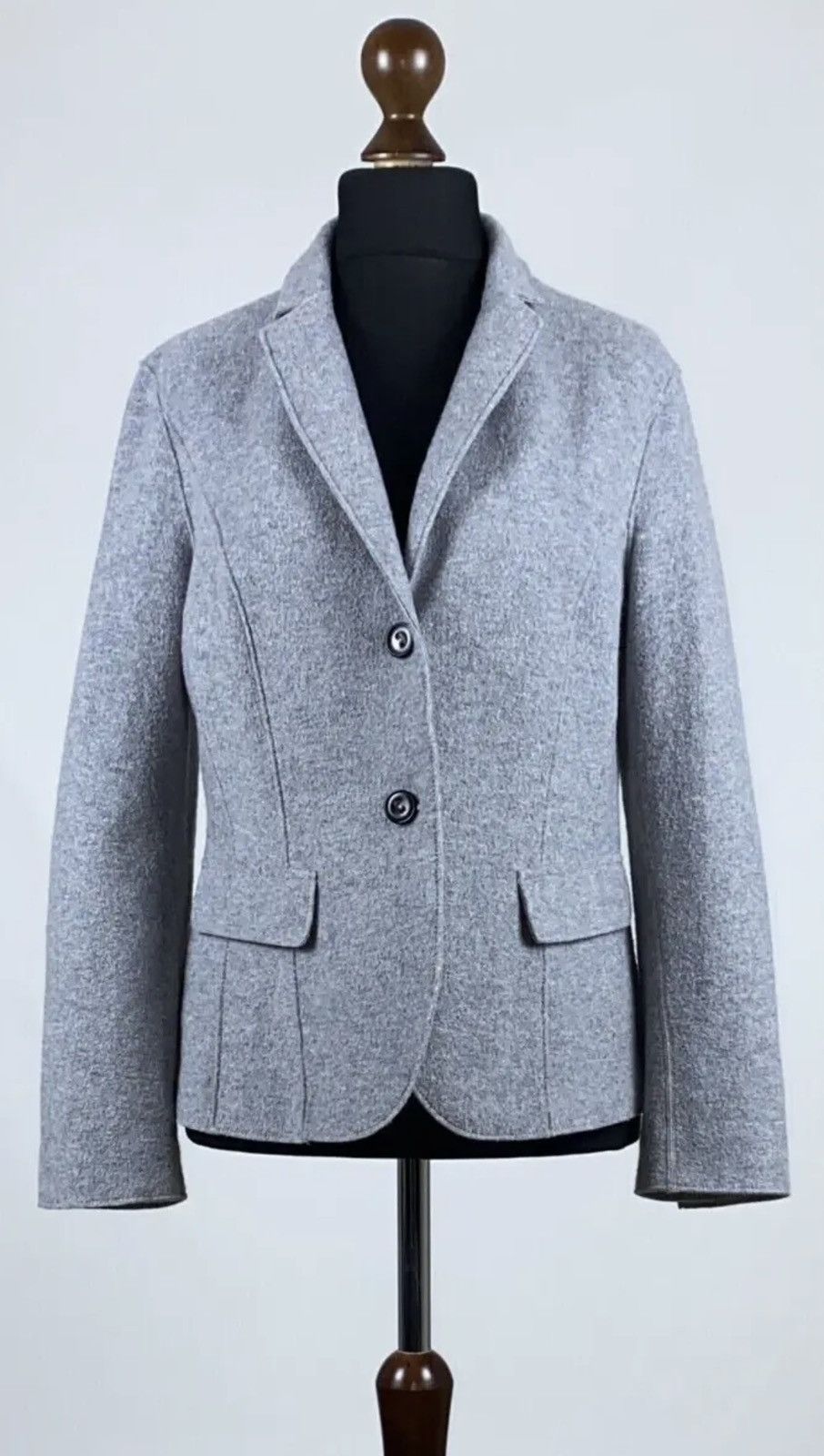 Other Marc Cain Women's Boiled Wool Blazer Jacket Size 5 Size XL / US 12-14 / IT 48-50 - 1 Thumbnail