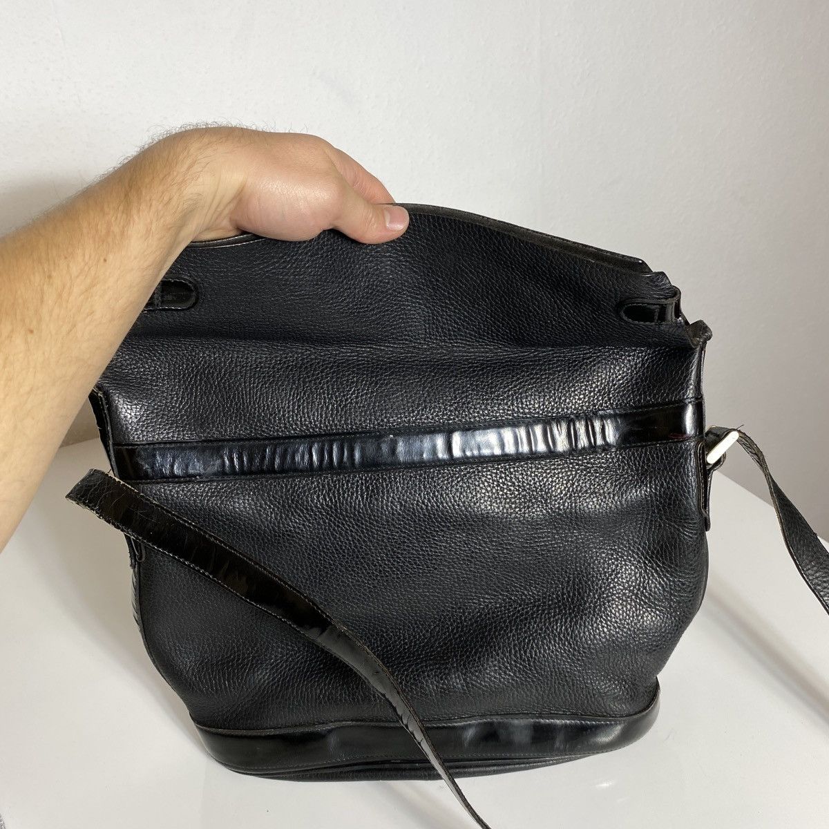 Gucci Vintage bag Gucci Leather Black Size ONE SIZE - 23 Thumbnail