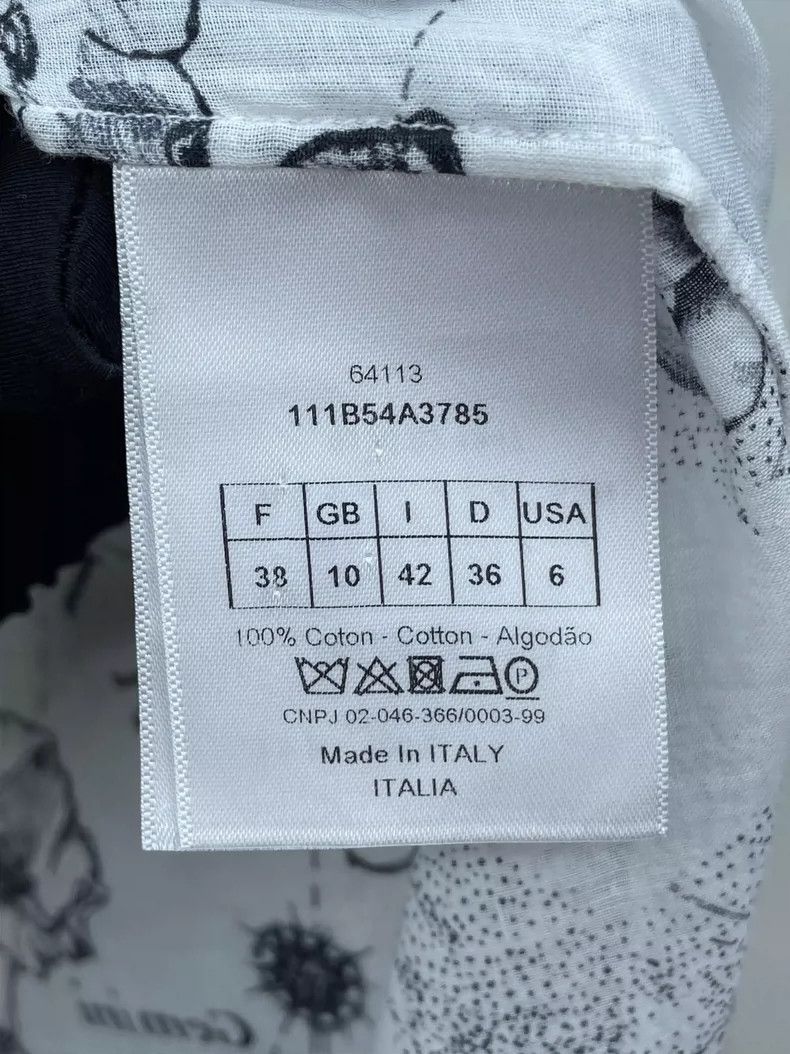 Dior Dior Black and white ink painting shirt 2504-Nextarrow Size XS / US 0-2 / IT 36-38 - 7 Thumbnail