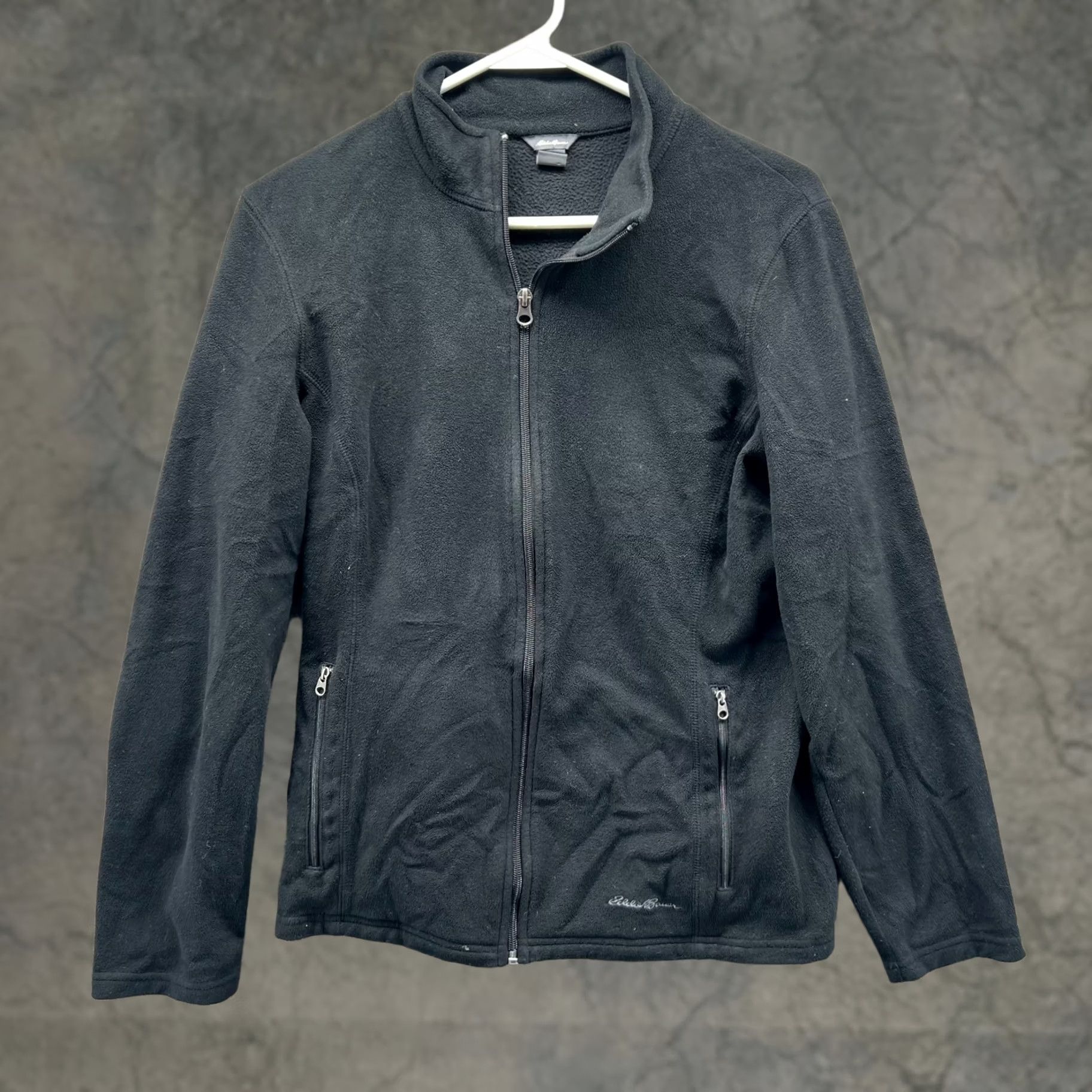 Eddie Bauer VINTAGE Eddie Bauer Jacket Womens Medium Black Full Zip Fleece Mountain Outdoors Sweater Size M / US 6-8 / IT 42-44 - 1 Thumbnail