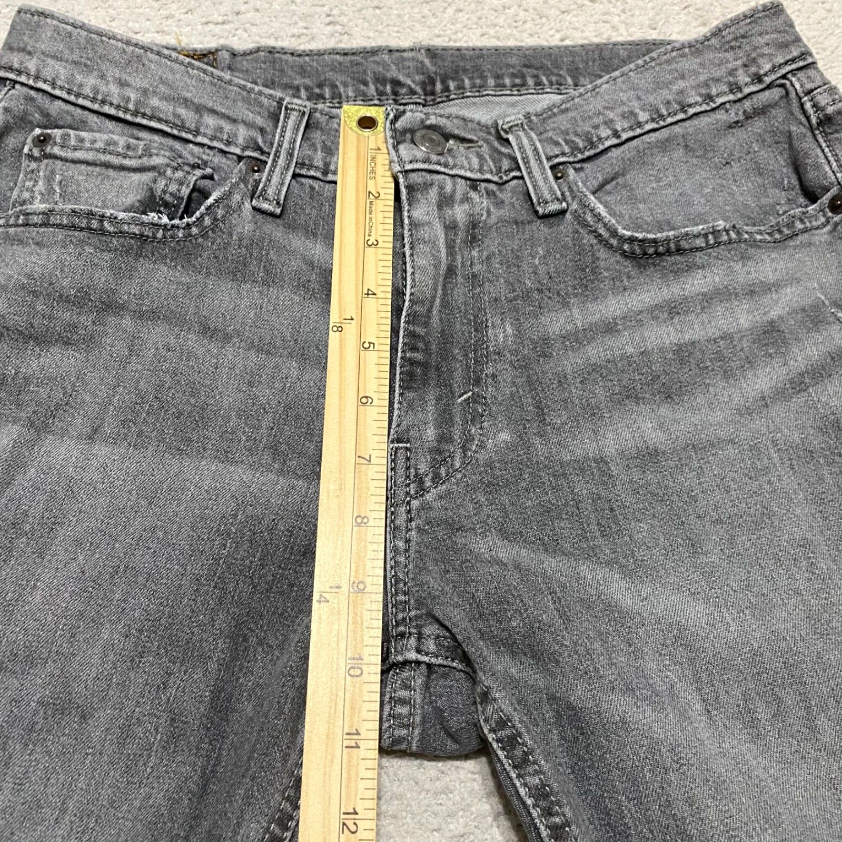 Levi's Levi's Jeans 531 Mens 32x30 Gray Denim Straight Medium Wash Athletic Slim Shirt Size US 30 / EU 46 - 4 Thumbnail