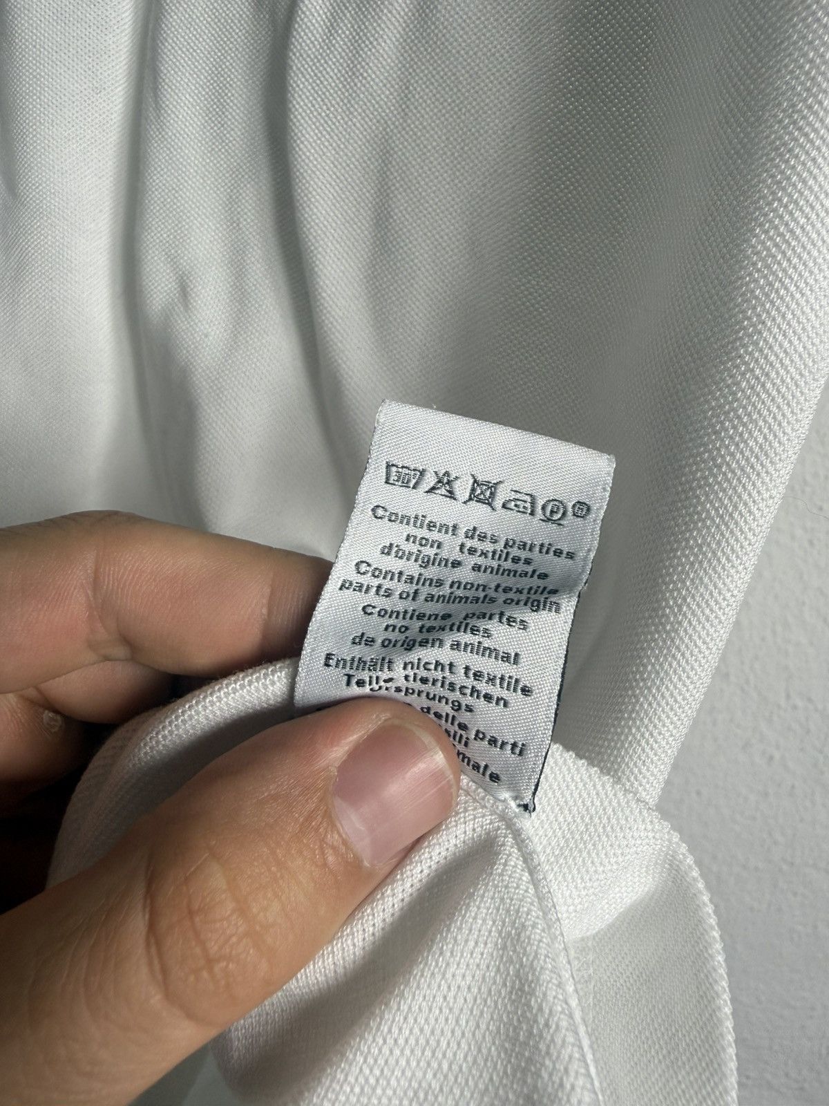 Hermes Hermès White Cotton Polo Shirt Size L Size US L / EU 52-54 / 3 - 6 Thumbnail