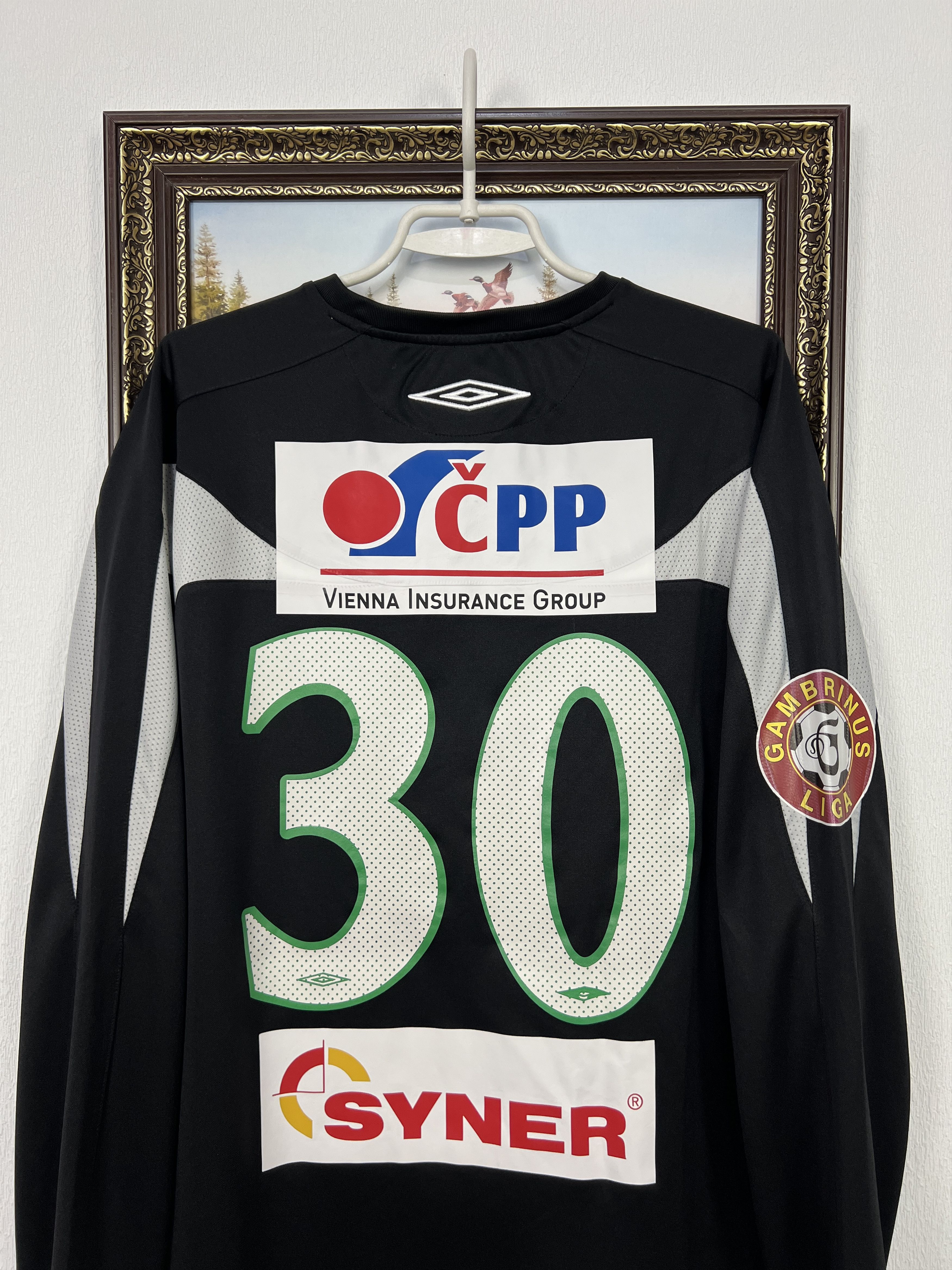 Umbro Vintage Umbro Jablonec Football Shirt Soccer Match Worn #30 Size US M / EU 48-50 / 2 - 11 Thumbnail