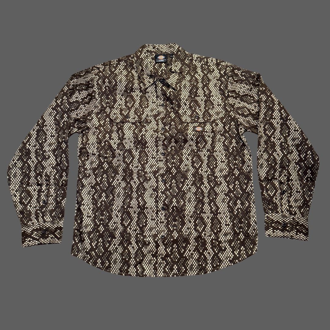 Dickies Dickies Snake Skin Camo Button Up Shirt XL Size US XL / EU 56 / 4 - 1 Thumbnail