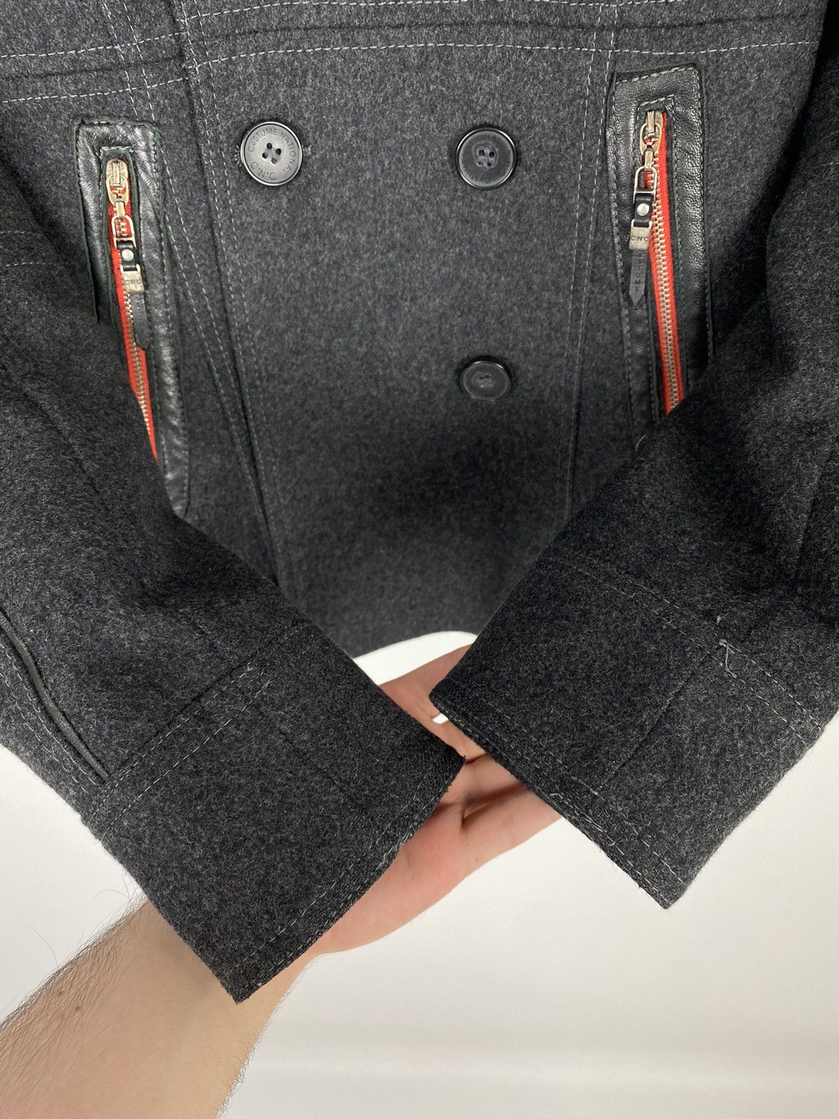 Costume National Y2K Vintage C’N’C for Ducati Double Breasted Wool Rider Coat Size S / US 4 / IT 40 - 15 Thumbnail