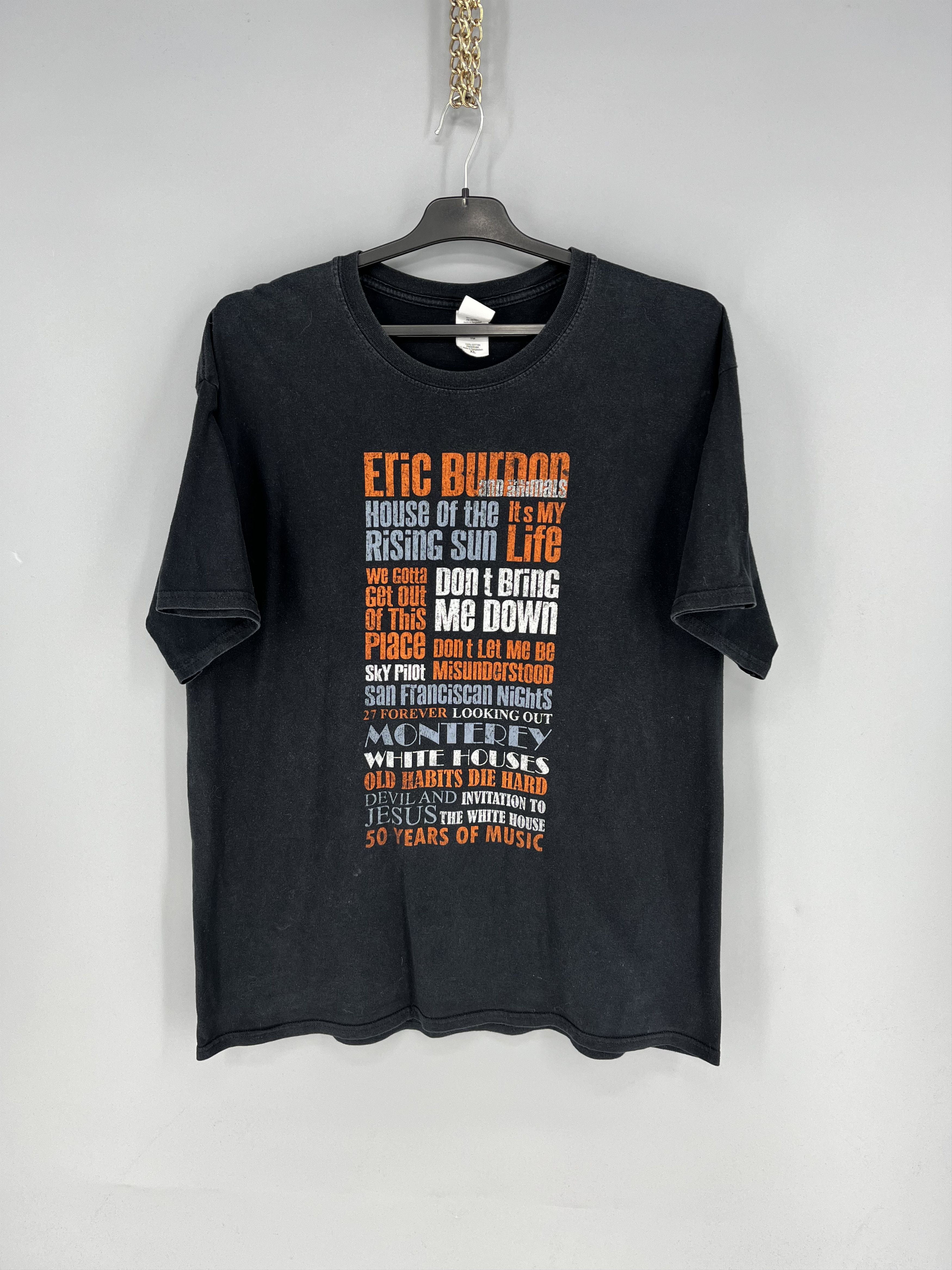 Band Tees VINTAGE ERIC BURDON 00s Band Rock Tee Rare Tour Y2K Size US XL / EU 56 / 4 - 1 Thumbnail